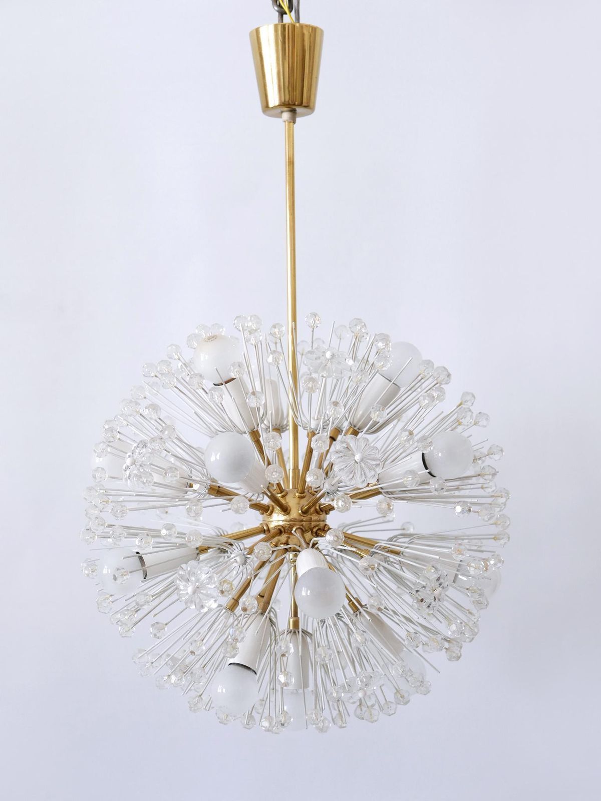 Amazing 17 Lights Chandelier Dandelion By Emil Stejnar For Rupert Nikoll 1950s photo 3293.0