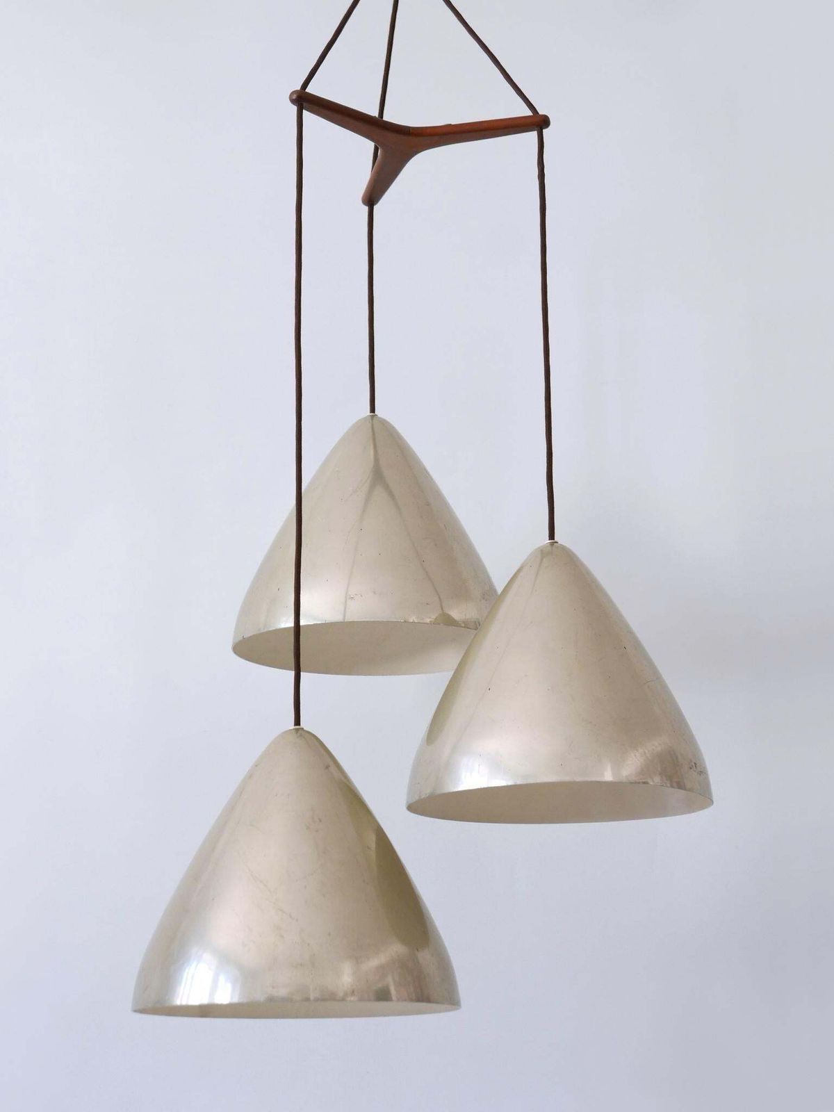 photo furniture Elegant Cascading Pendant Lamp By Lisa Johansson Pape For Orno Finland 1960s