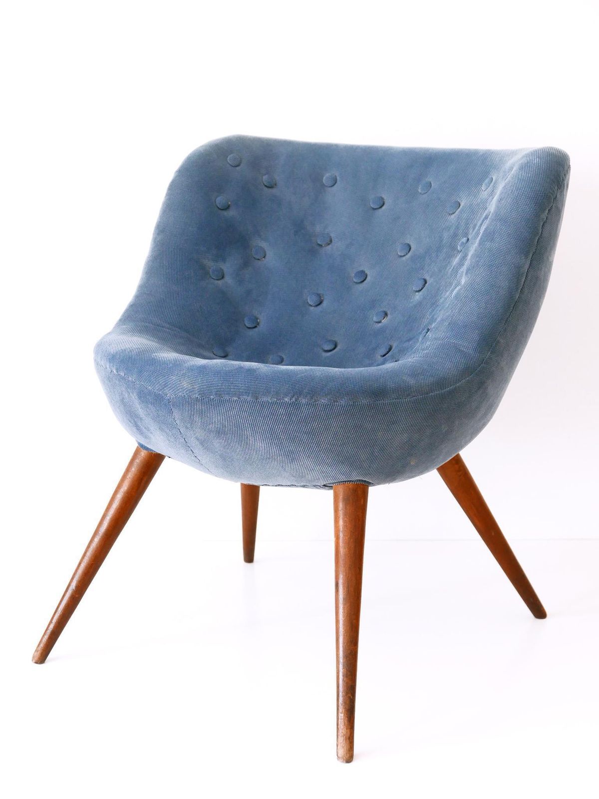 photo vinterior Set Of Two Rare Mid Century Easy Chairs By Fritz Neth For Correcta Germany 1950s