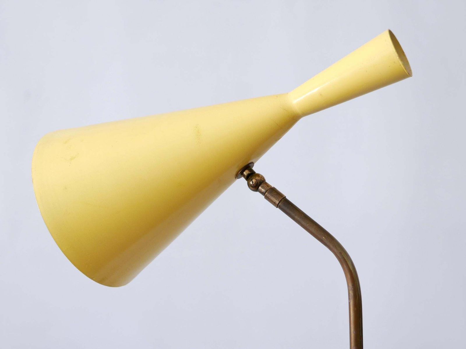 Elegant Mid Century Modern Diabolo Floor Lamp Or Reading Light Austria 1950s photo 5973.0