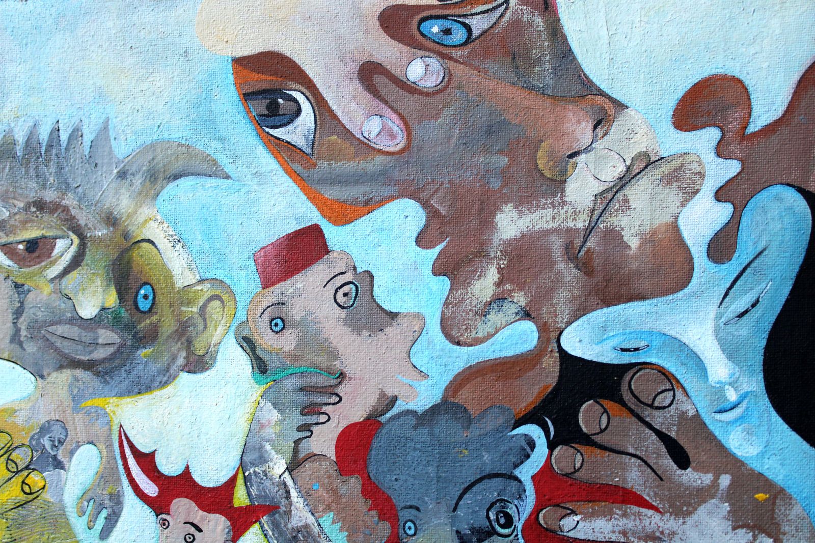Meeting. Oil, Canvas, 46 X 77, 5 Cm photo Art