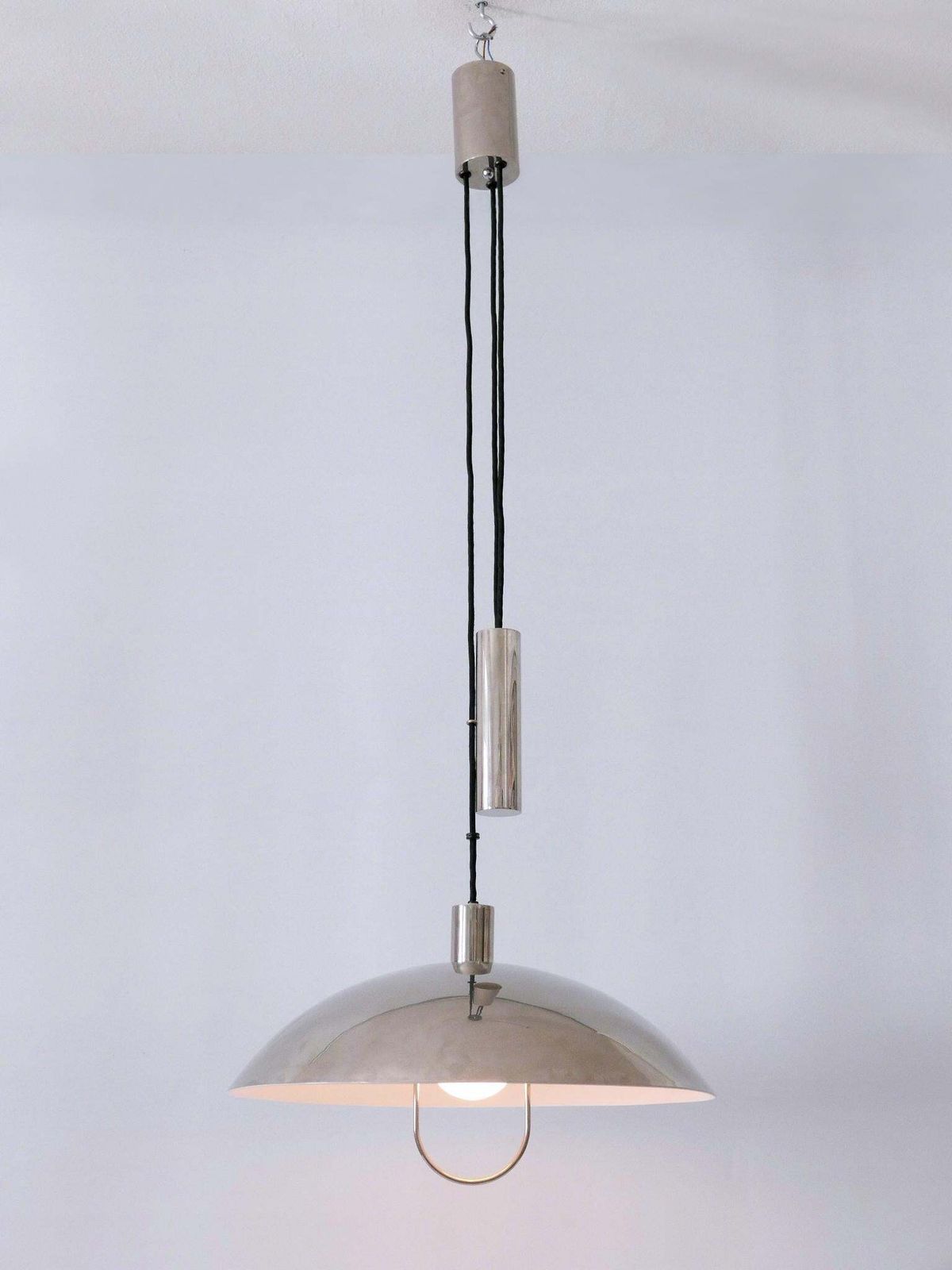 Lighting Early Tecnolumen Pendant Lamp 'Bauhaus Hmb 25/500' By Marianne Brandt 1980s photo