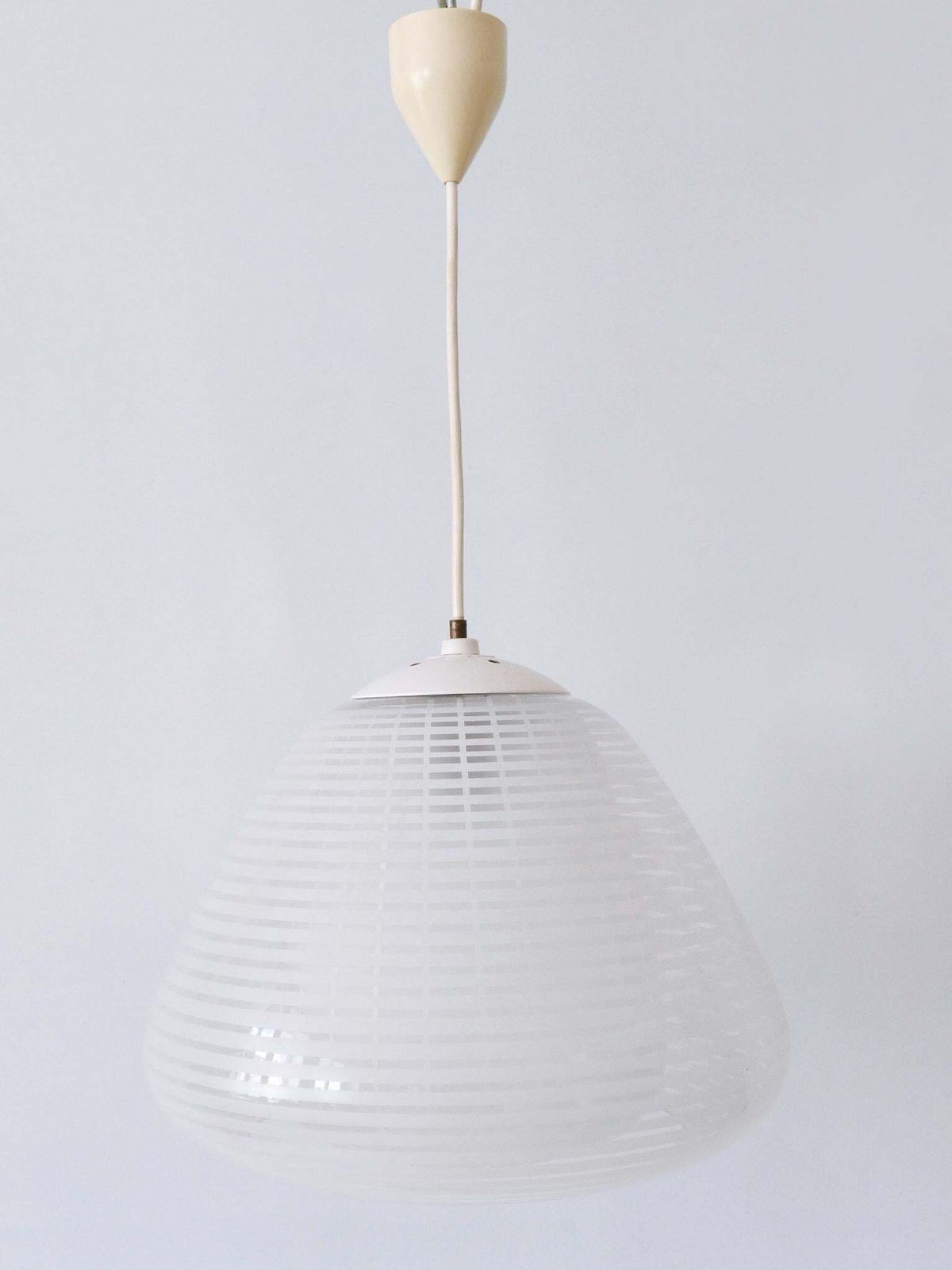 Rare Mid Century Pendant Lamp "München" By Wilhelm Wagenfeld For Peill & Putzler photo for sale