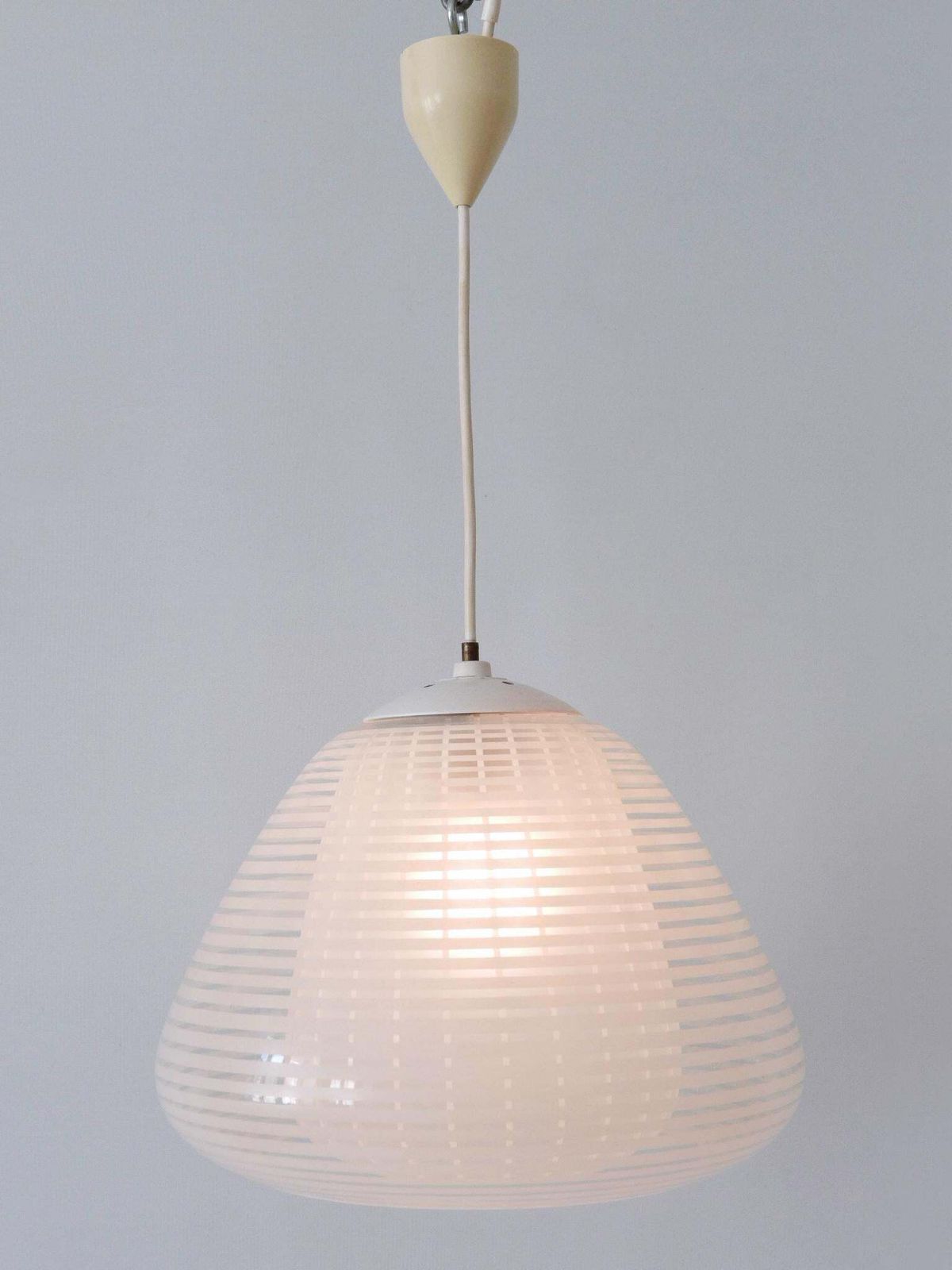 Rare Mid Century Pendant Lamp "München" By Wilhelm Wagenfeld For Peill & Putzler photo Lighting