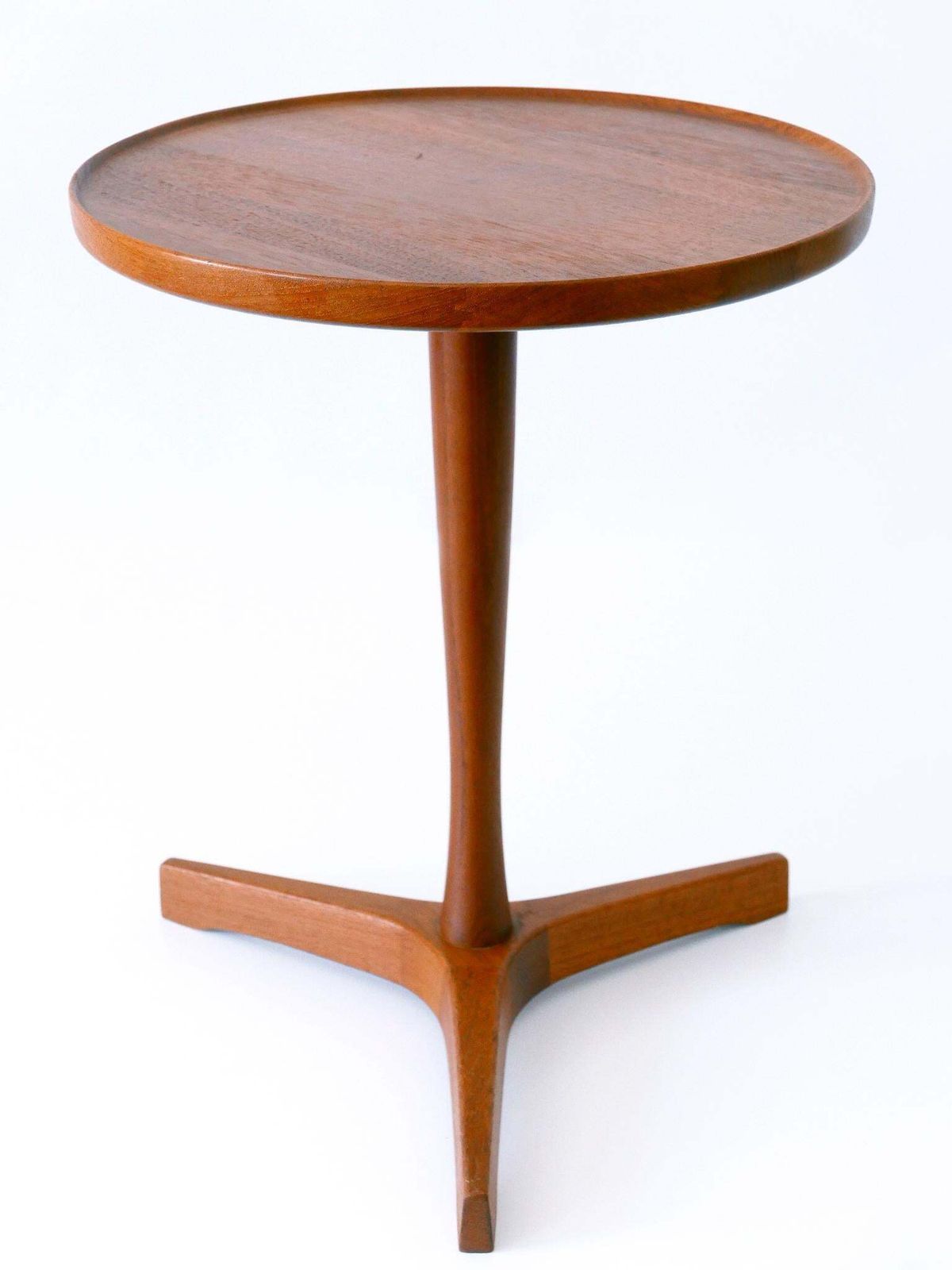 Elegant Mid Century Modern Teak Side Table By Hans C. Andersen For Artek 1960s photo for sale