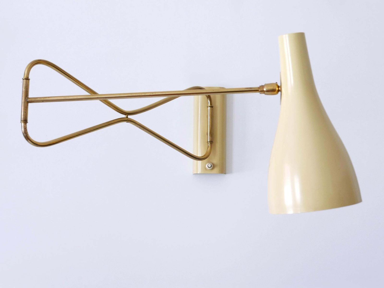 Rare & Elegant Mid Century Modern Wall Lamp '9590/28' By Cosack Germany 1950s photo for sale
