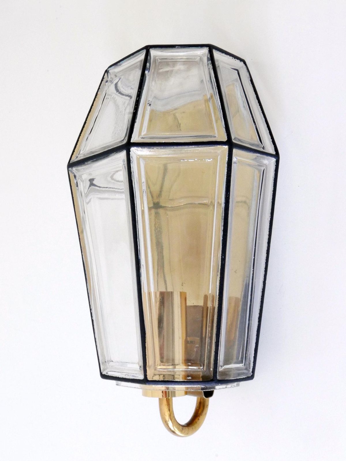 photo vinterior Set Of Two Mid Century Modern Sconces Or Wall Fixtures By Glashütte Limburg