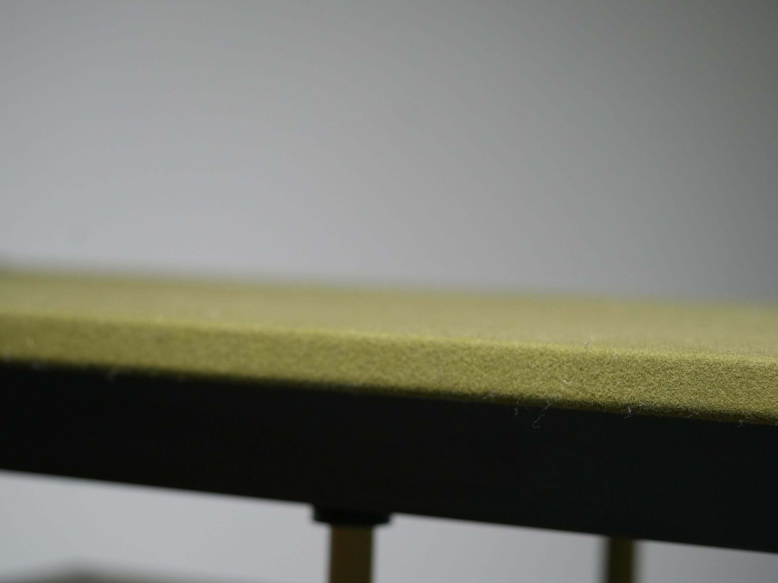 Studio Bbpr For Olivetti "Spazio" Desk With An Olive Felt Top, Italy, 1960's photo vinterior