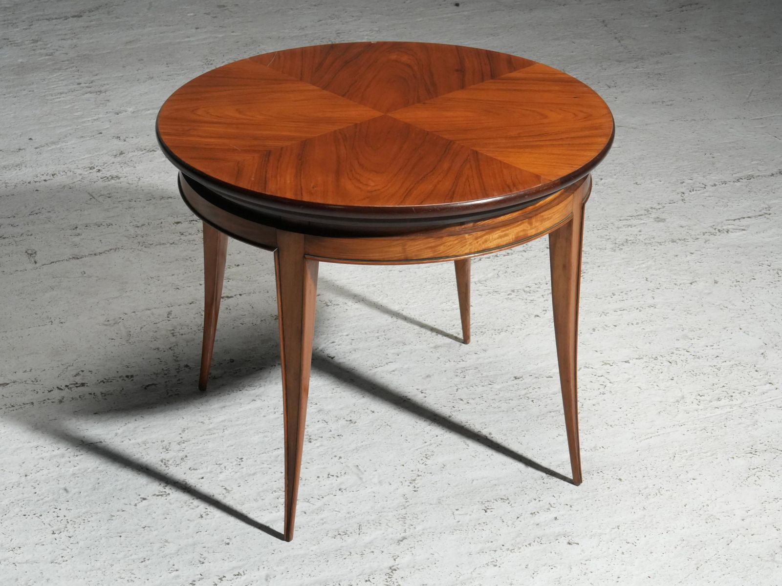 Round Coffee Table By Giuseppe Scapinelli In Wood, Brazil, 1950's photo furniture