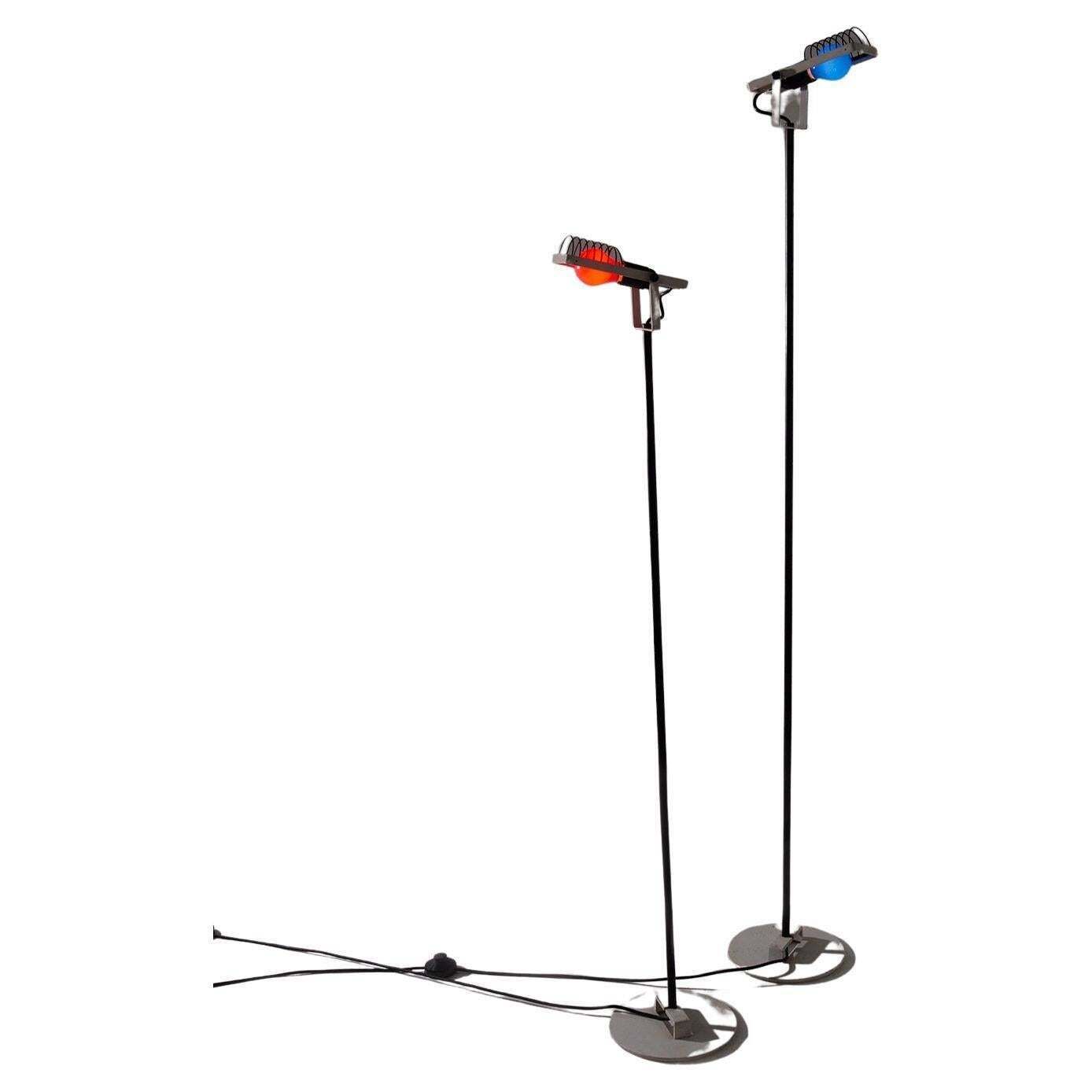 Sintesi Pair Floor Lamp By Ernesto Gismondi For Artemide