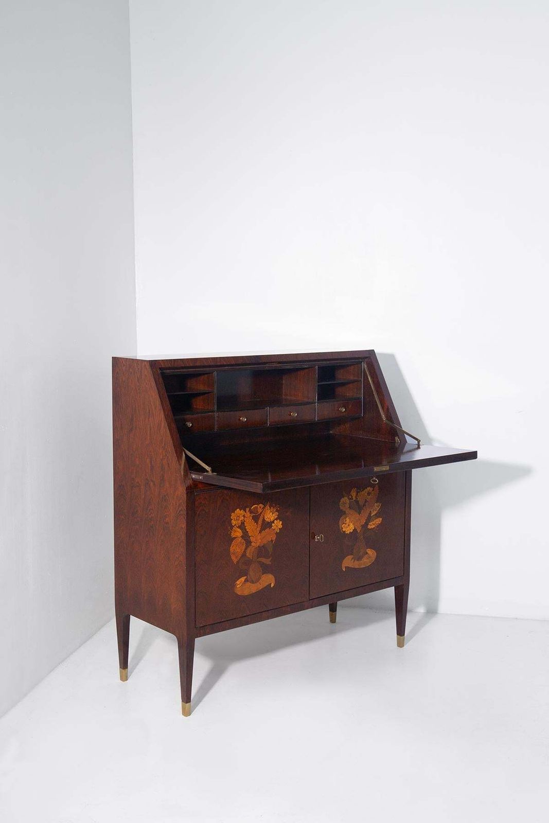 Italian Secretary By Paolo Buffa And Serafino Arrighi On Anzani Execution Signed photo furniture