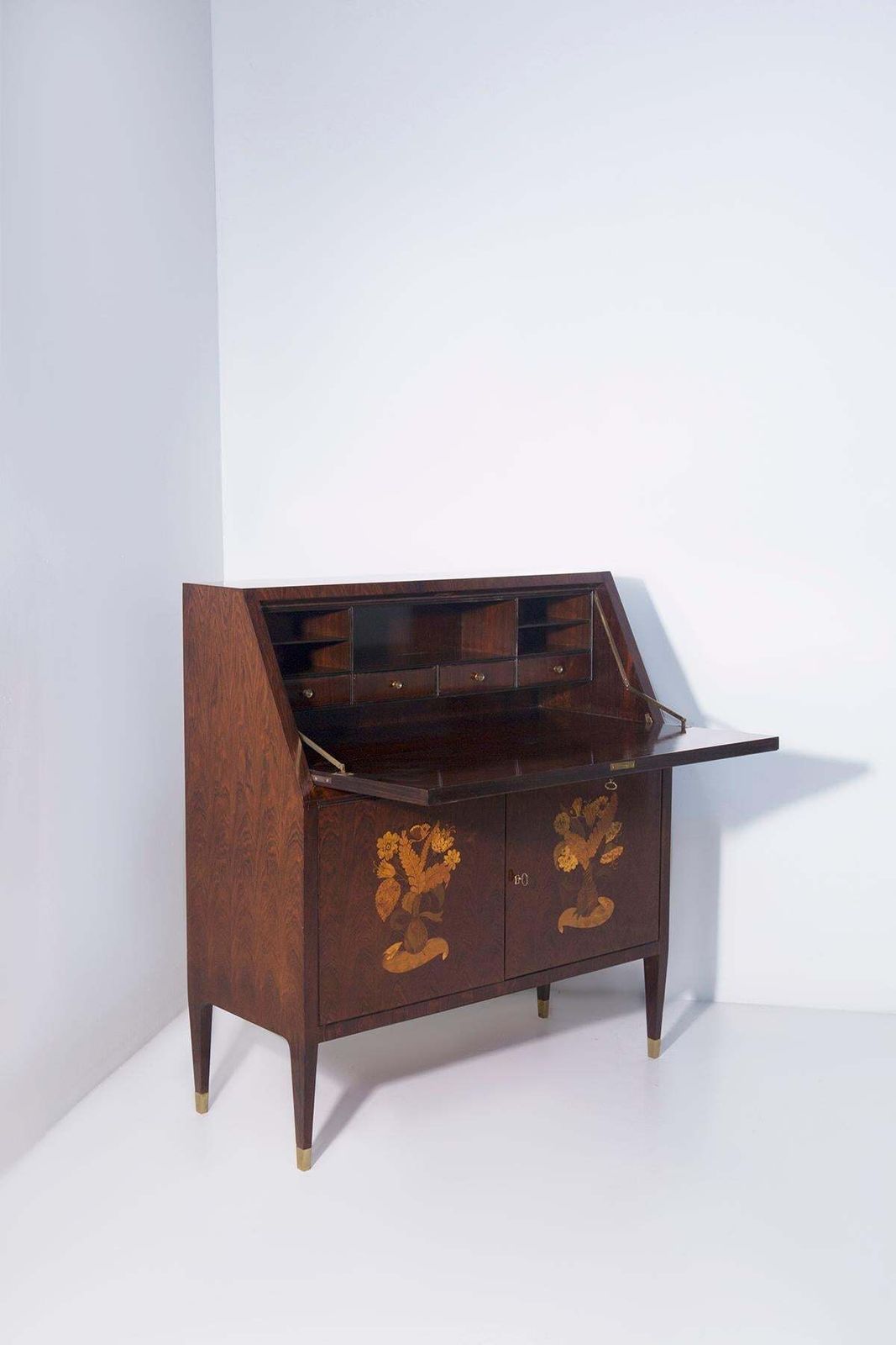 Italian Secretary By Paolo Buffa And Serafino Arrighi On Anzani Execution Signed photo Furniture