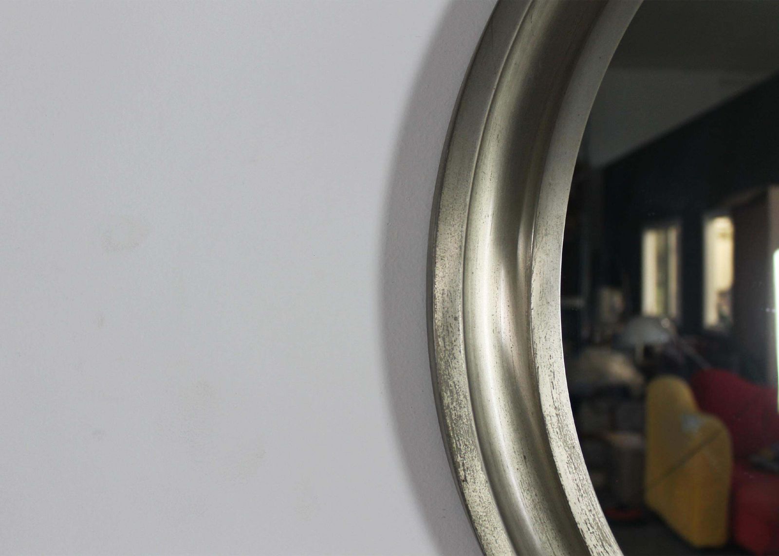 Sergio Mazza Set Of Two Narciso Wall Mirrors With Brass Frame By Artemide 1960s photo 868.0