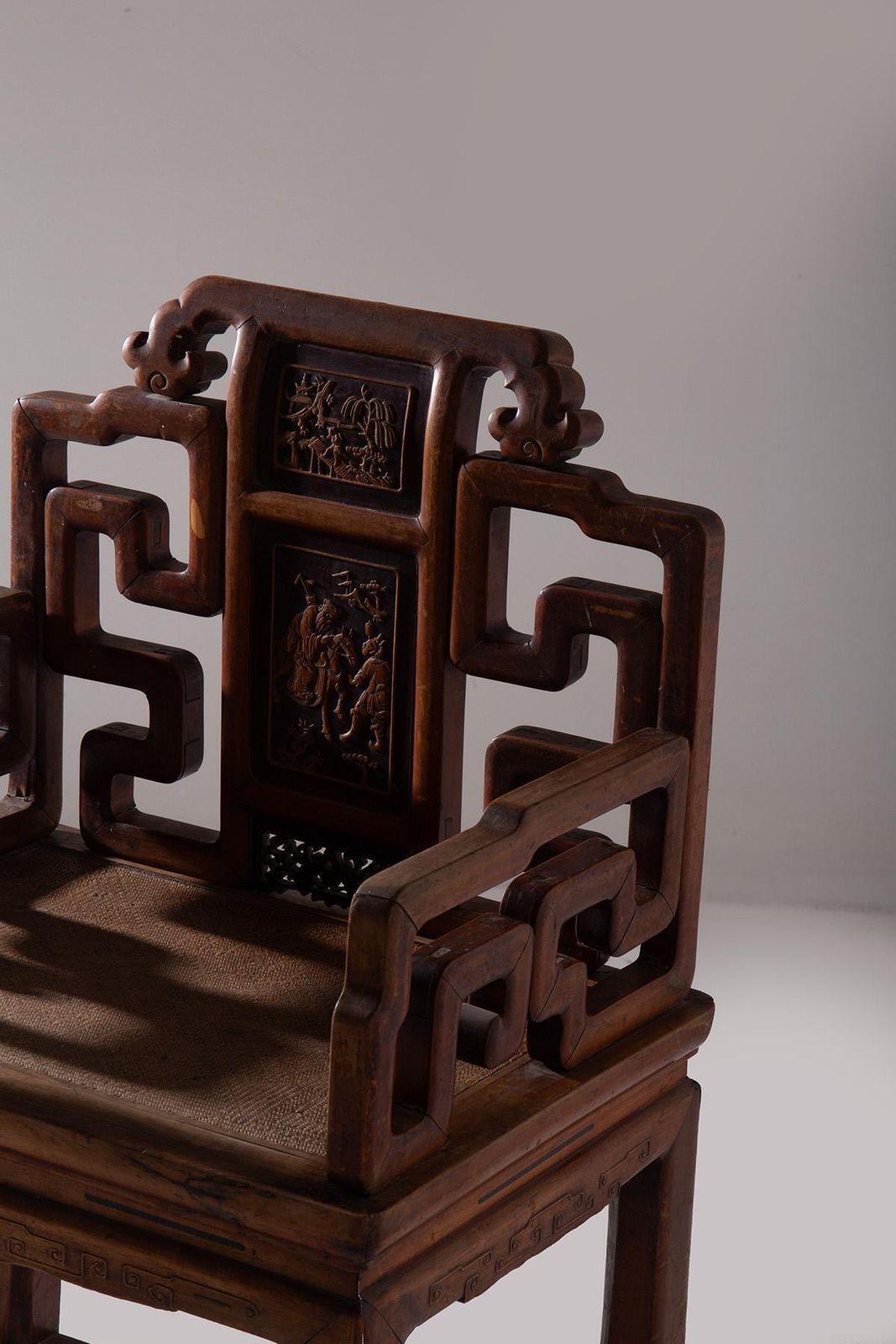 Chinese Traditional Qing Style Armchair photo vinterior