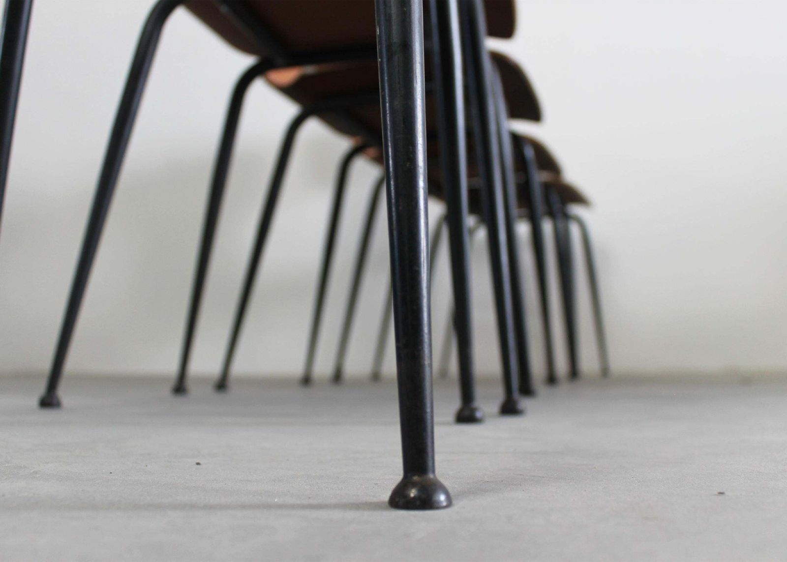 Carlo Ratti Set Of Six Chairs In Plywood By Industria Legni Curvati Lissone 1950 photo 2427.0