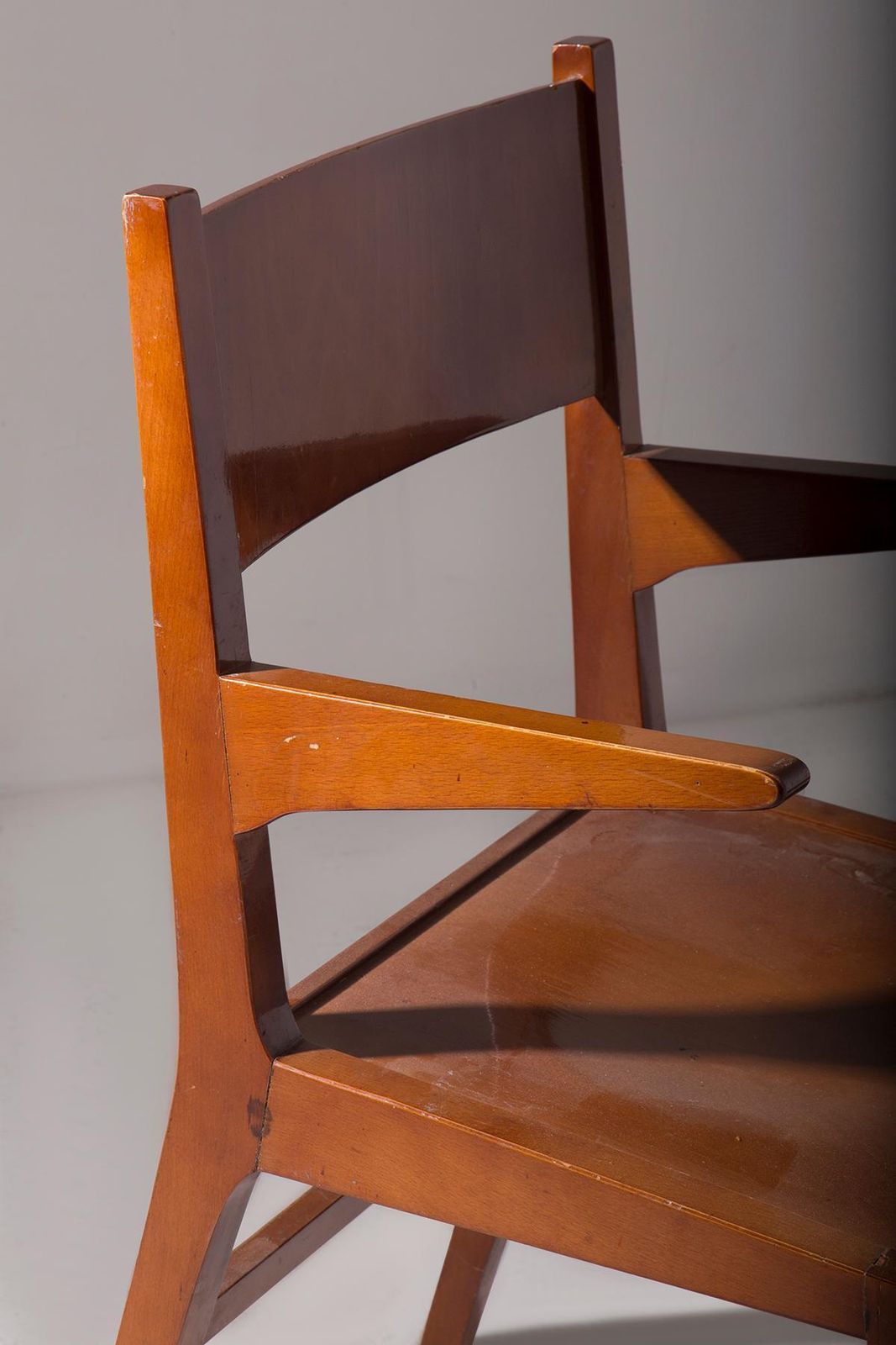 Pair Of Wooden Chairs With Armrests photo furniture