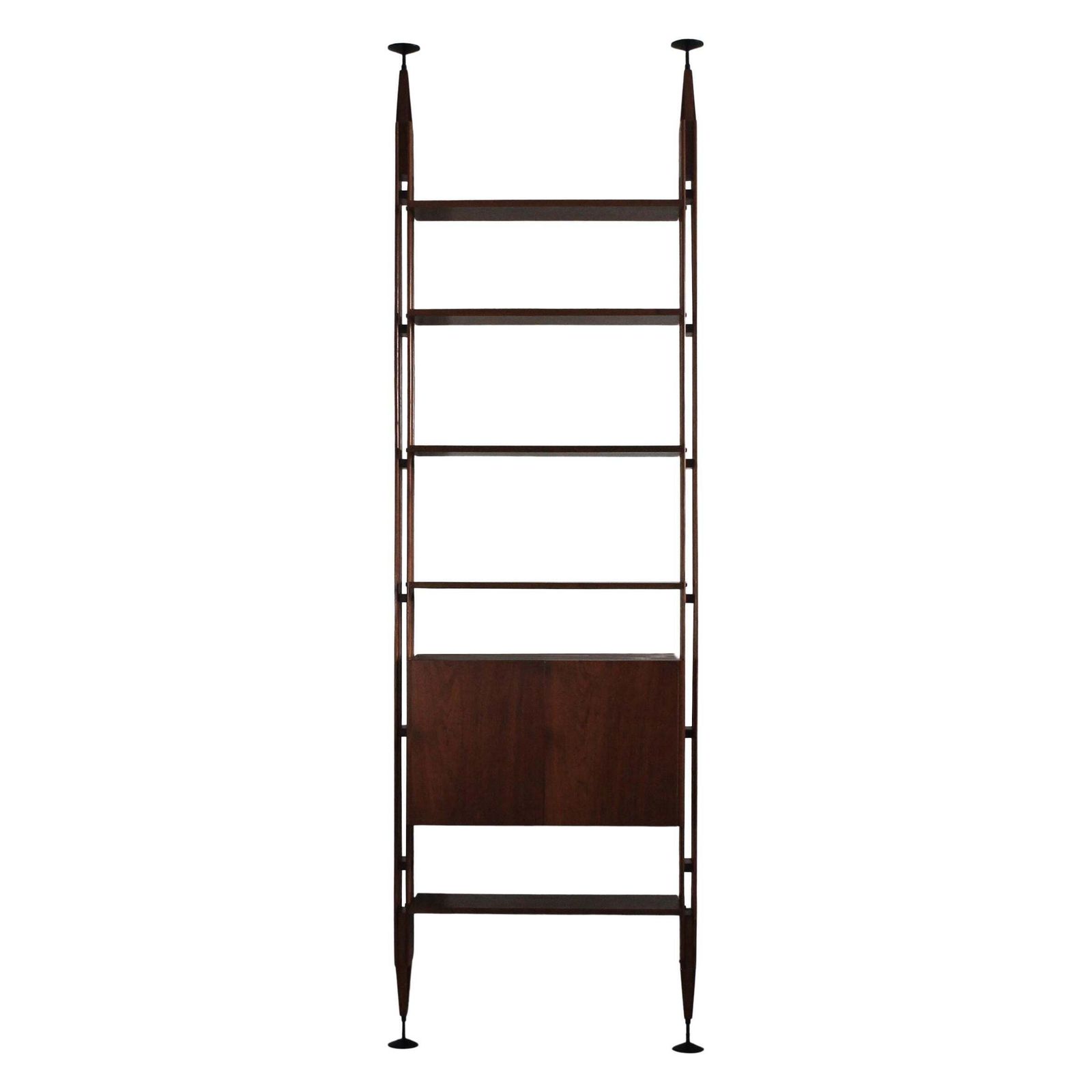 Franco Albini Lb7 Bookcase In Teak Wood By Poggi Pavia 1950s Italy
