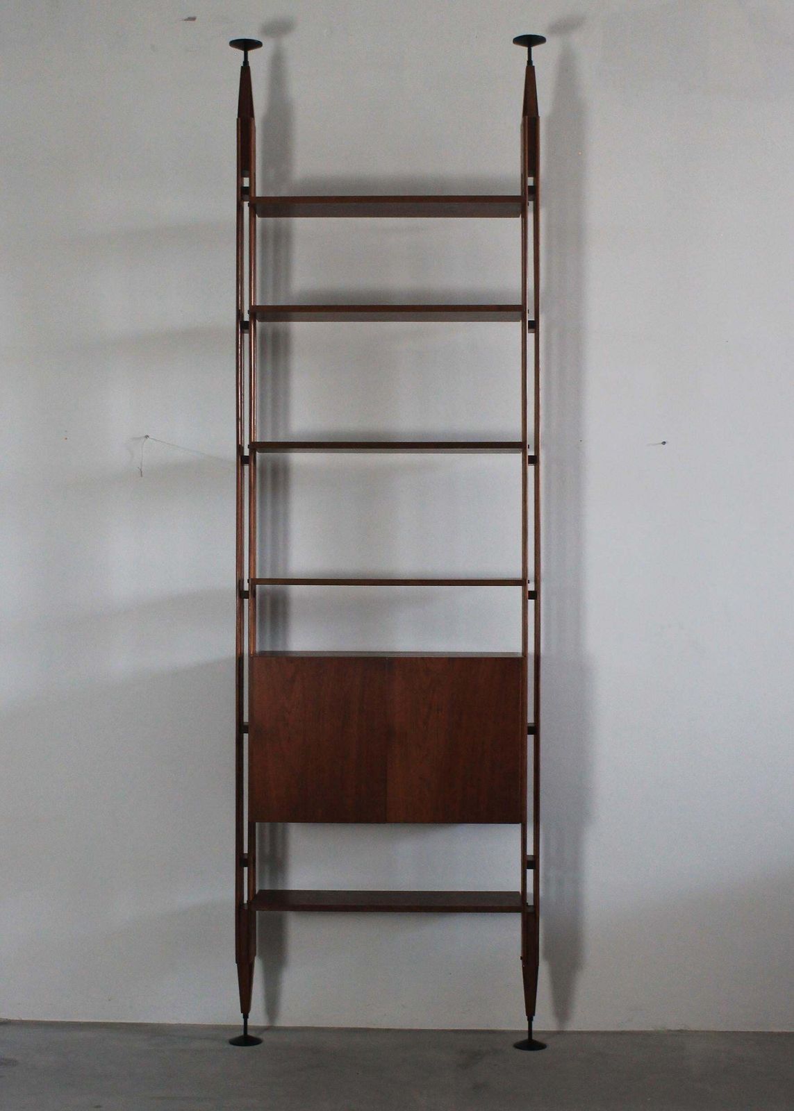 Franco Albini Lb7 Bookcase In Teak Wood By Poggi Pavia 1950s Italy photo furniture