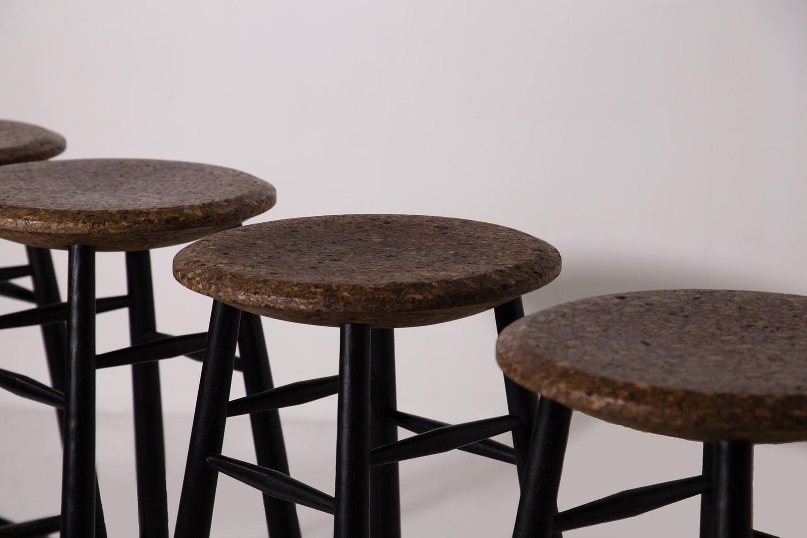 Set Of Six Drifted Stool By Lars Beller Fjetland photo 2288.0
