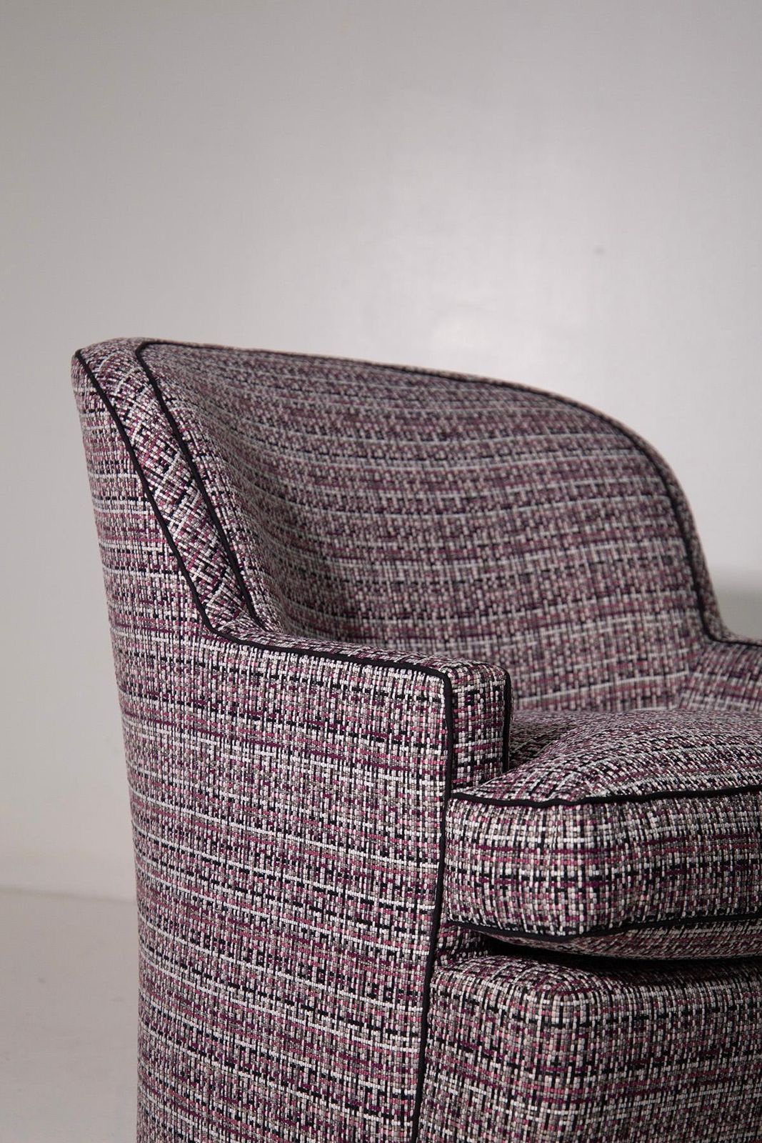 Furniture Hollywood Regency Style Armchair And Ottoman Set photo