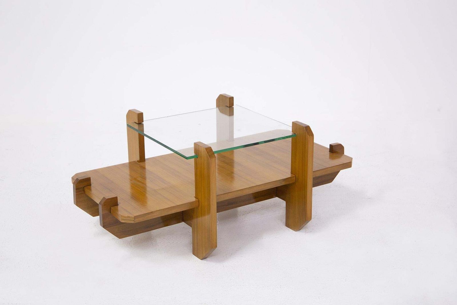 Italian Coffee Table By Vittorio Gregotti Top Glass photo for sale
