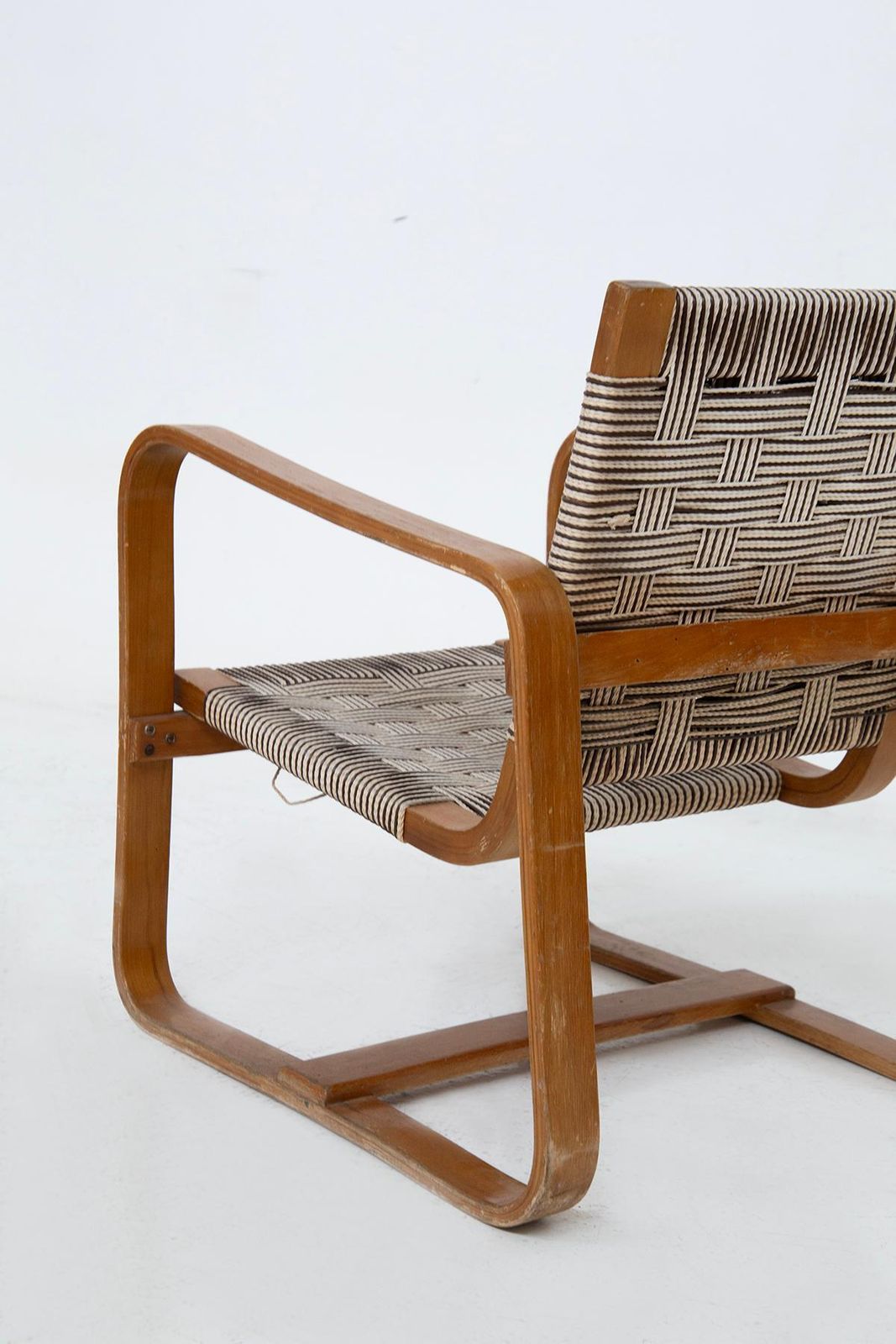 Set Of Chairs And Ottoman By Giuseppe Pagano photo vintage