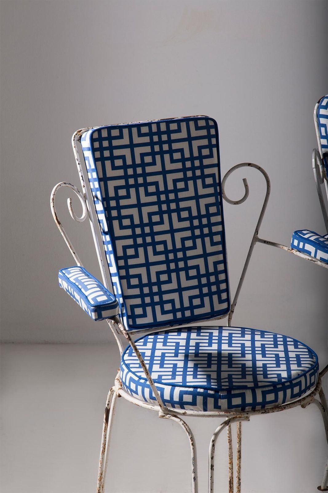 Italian Set Of Four Vintage Garden Chairs photo furniture