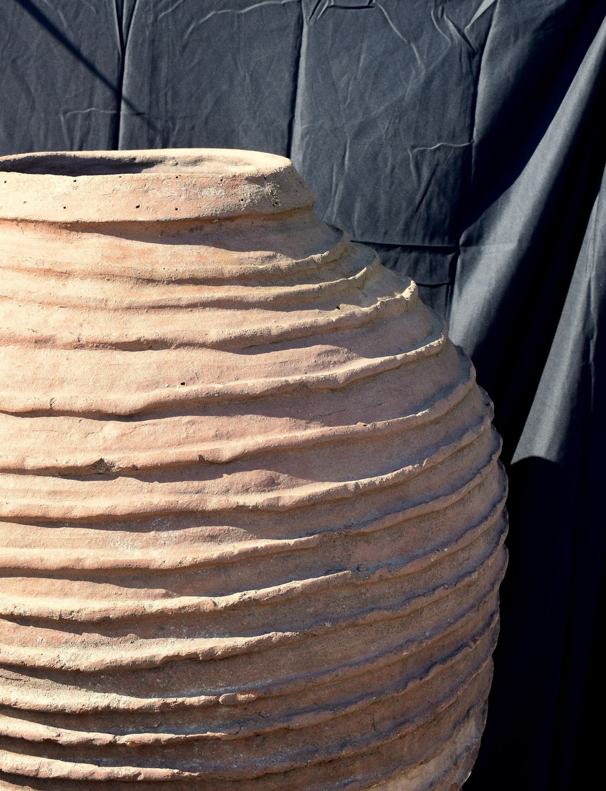 Antique Spanish Large Terracotta Vessel From The Late 19th Century photo Home Decor
