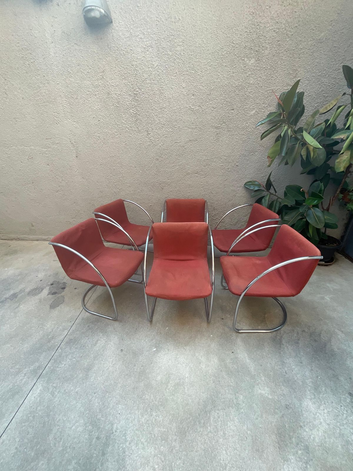 Giovanni Offredi   Saporiti   Set 6 Sedie Mod. Lens   Made In Italy 1960. photo Furniture