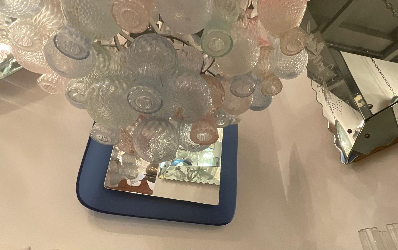 photo vinterior Seguso    Chandelier Murano Glass   Made In Italy 1950.