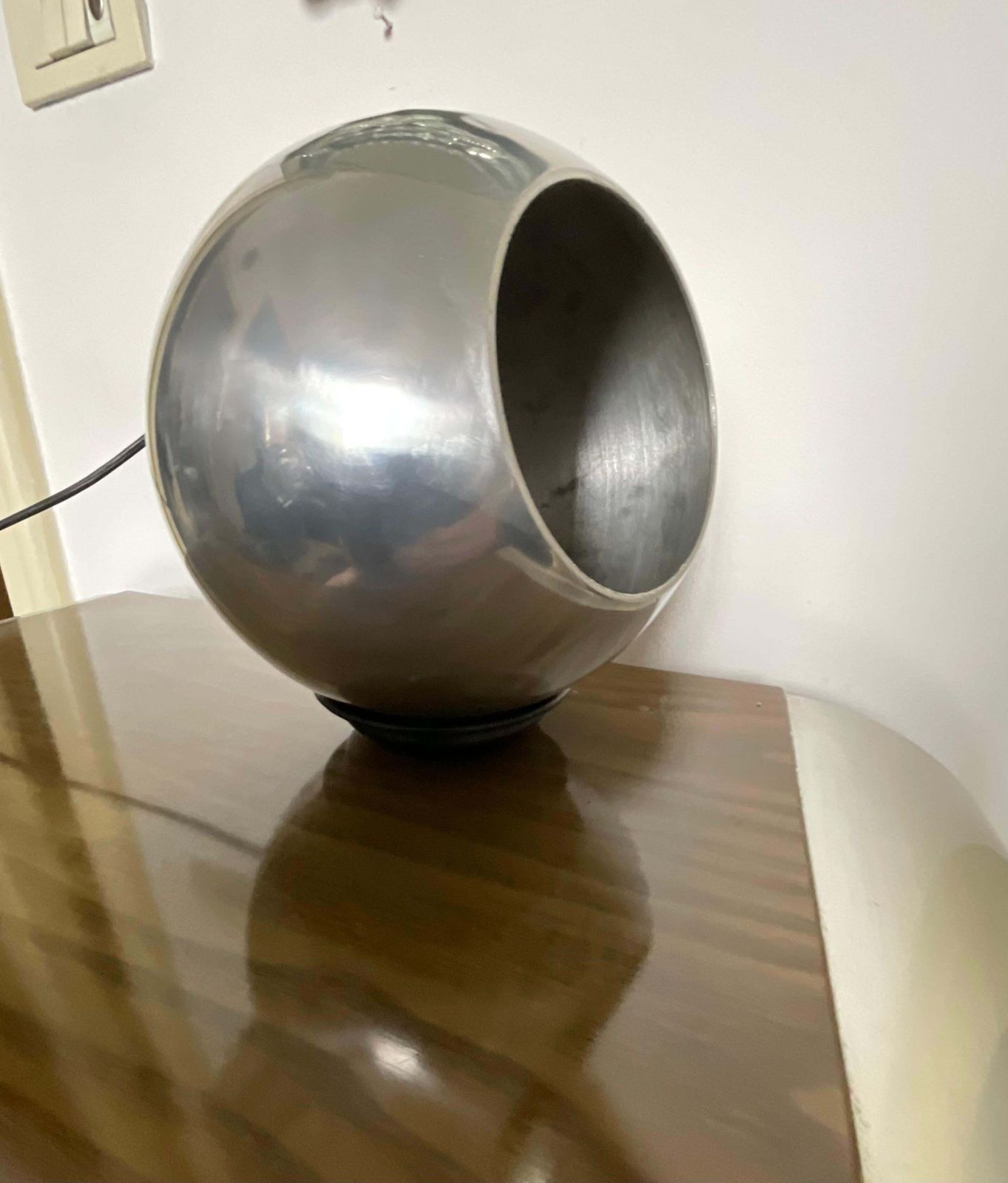 Gino Sarfatti   Arteluce Lampada In Alluminio Lucidato   Mod. 586   Italia 1962. photo vinterior