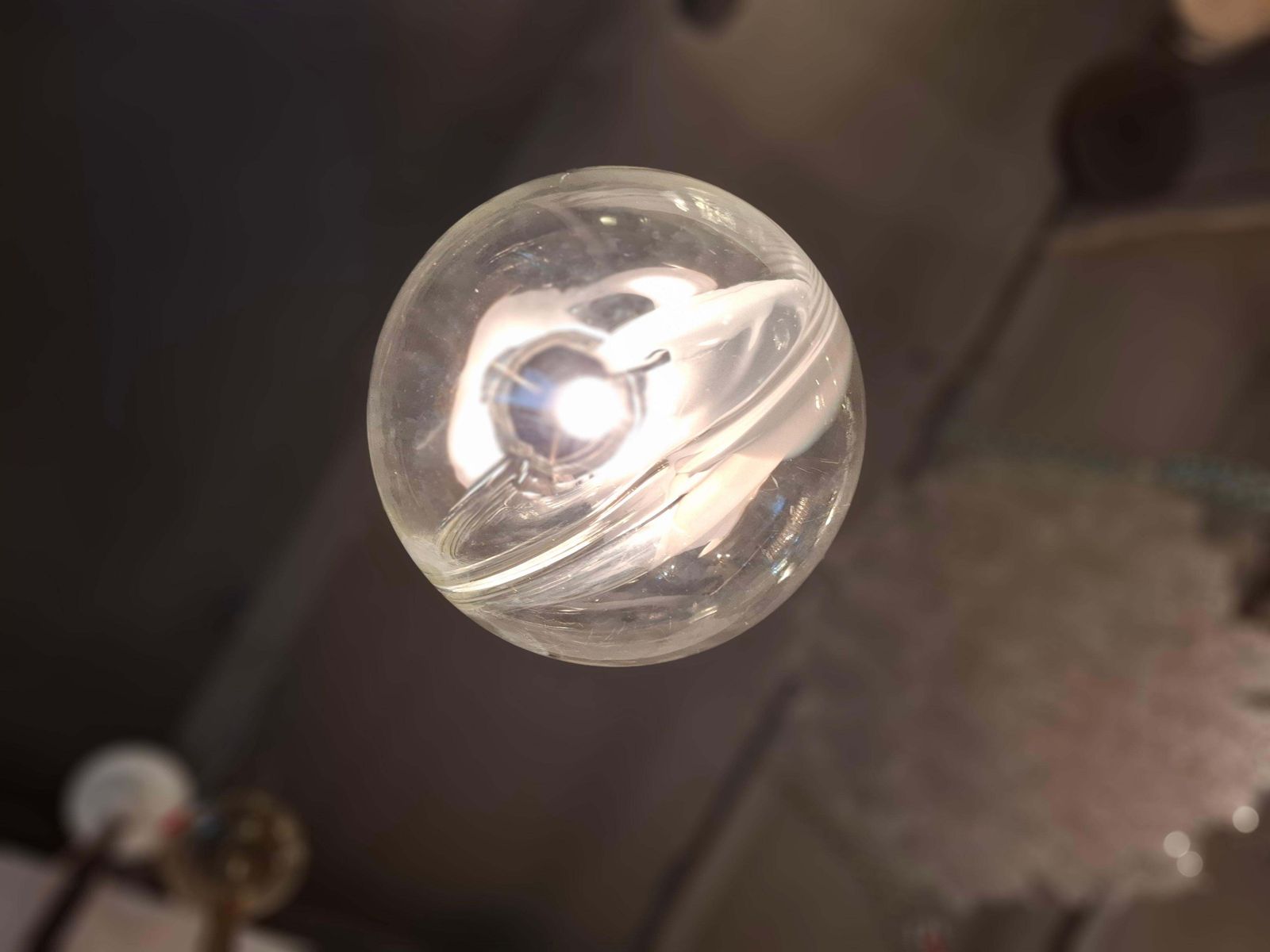 photo for sale Toni Zuccheri Chandelier Murano Glass  Brass 1960. Italia
