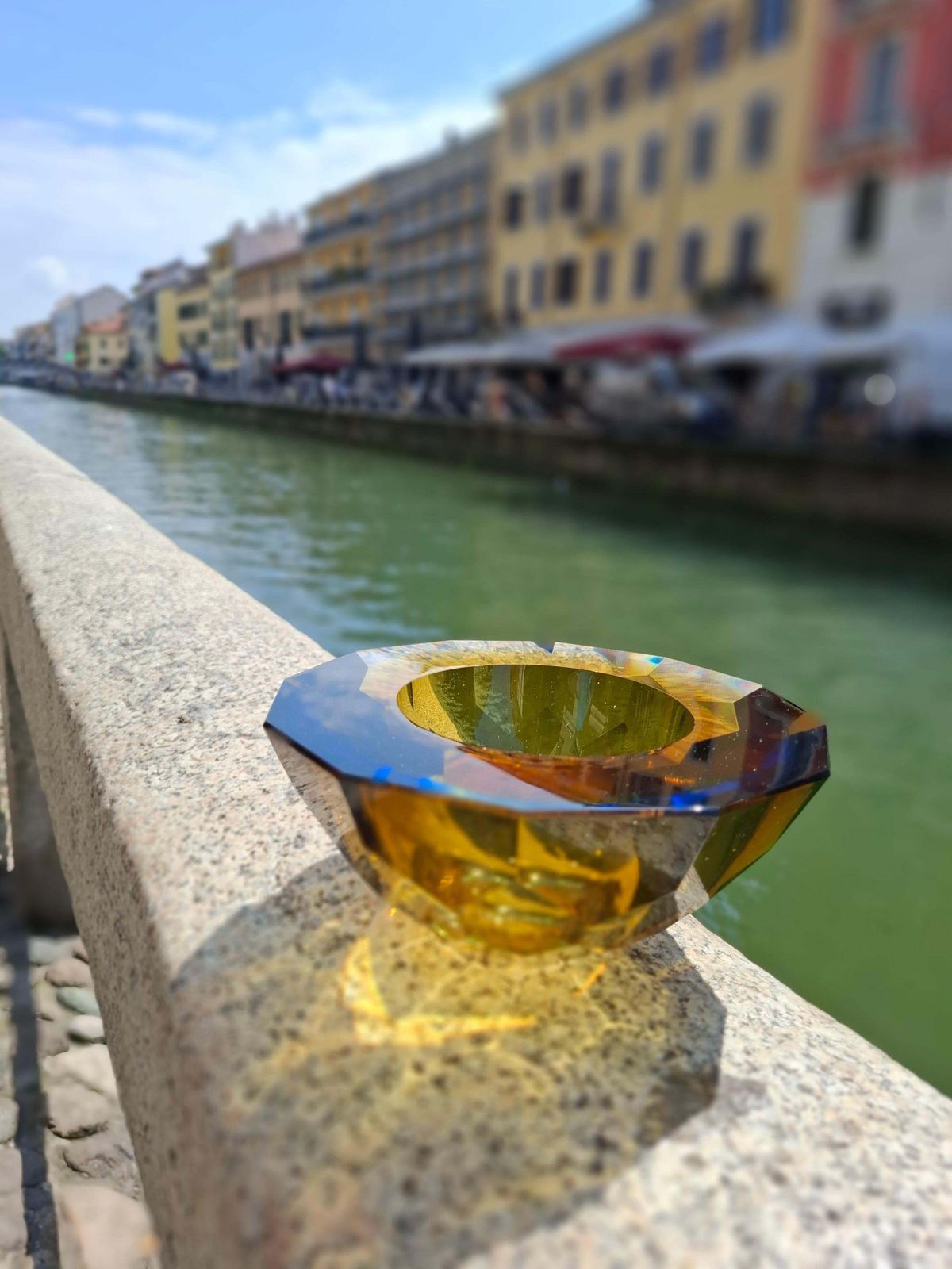 Flavio Poli Seguso Centrotavola  Vetro Di Murano 1950 Italy photo for sale