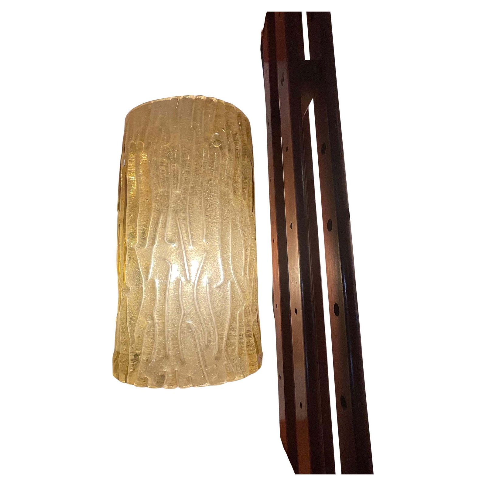 Venini   Toni Zuccheri    Pair Sconces   Gold Murano Glass   Italy 1950. photo furniture