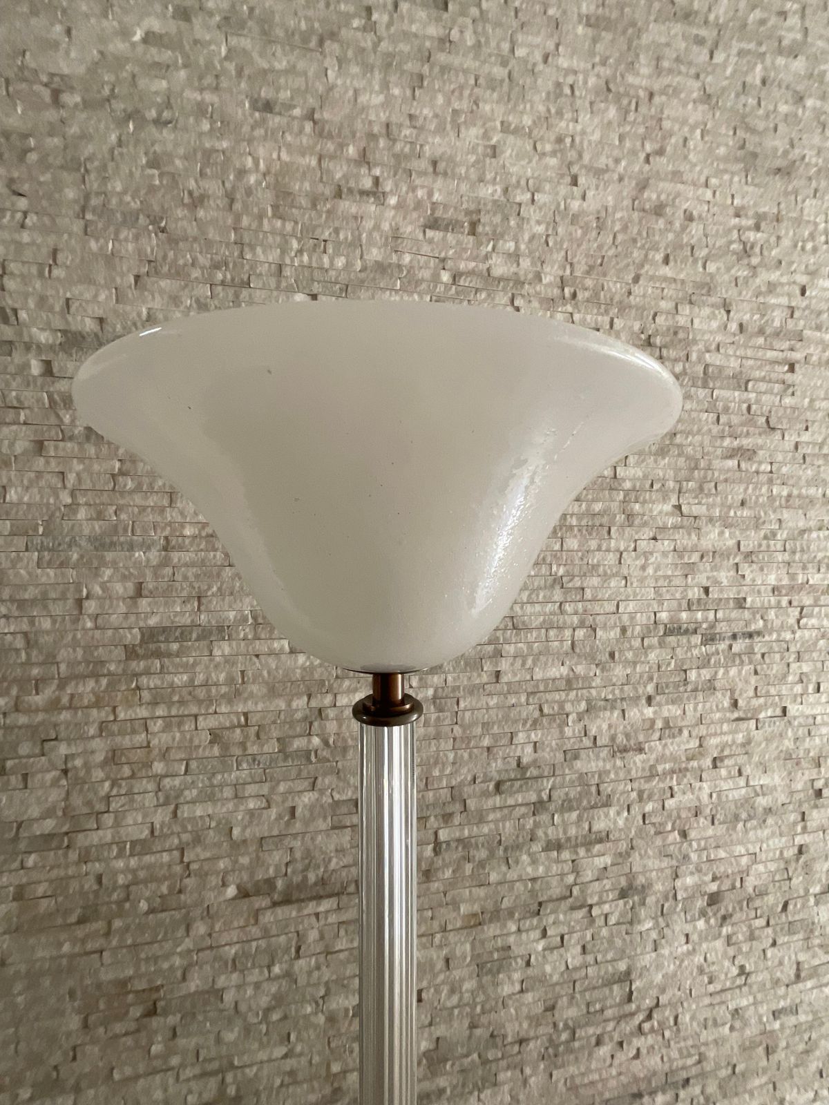 photo vinterior Seguso   Murano Glass Floor Lamp   Italy 1950s