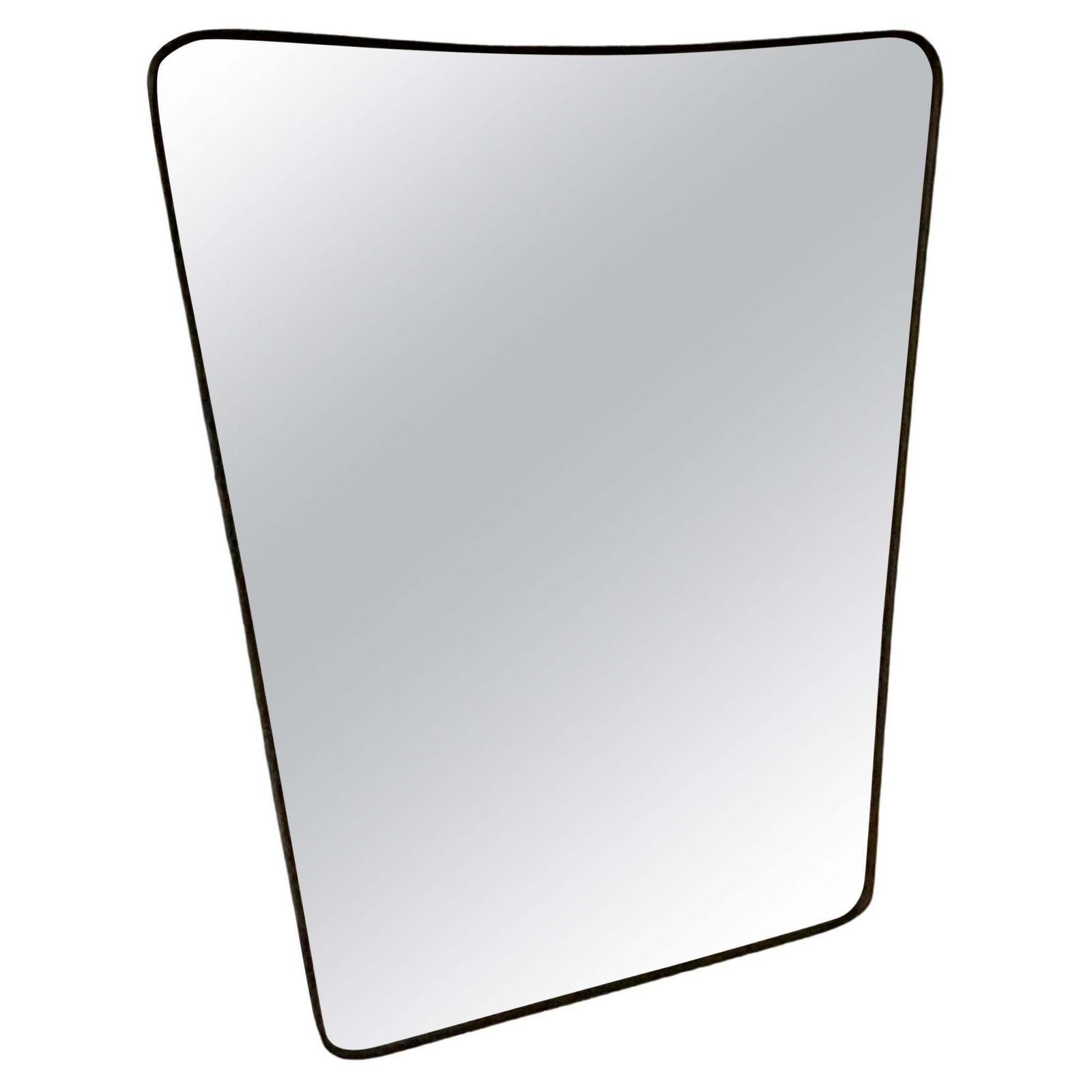 Gio Ponti   Fontana Arte   Mirror With Brass Frame   Made In Italy 1950s