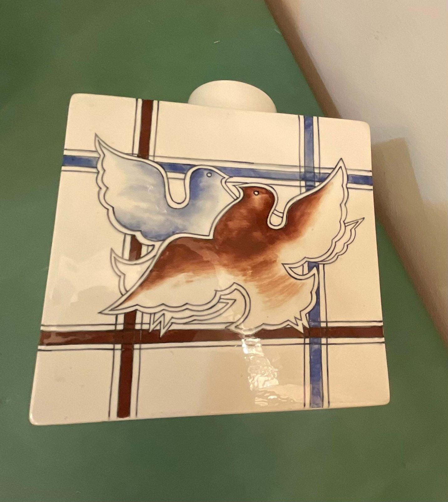 Gio Ponti   Richard Ginori Ceramics   San Cristoforo   Made In Italy 1929. photo vintage