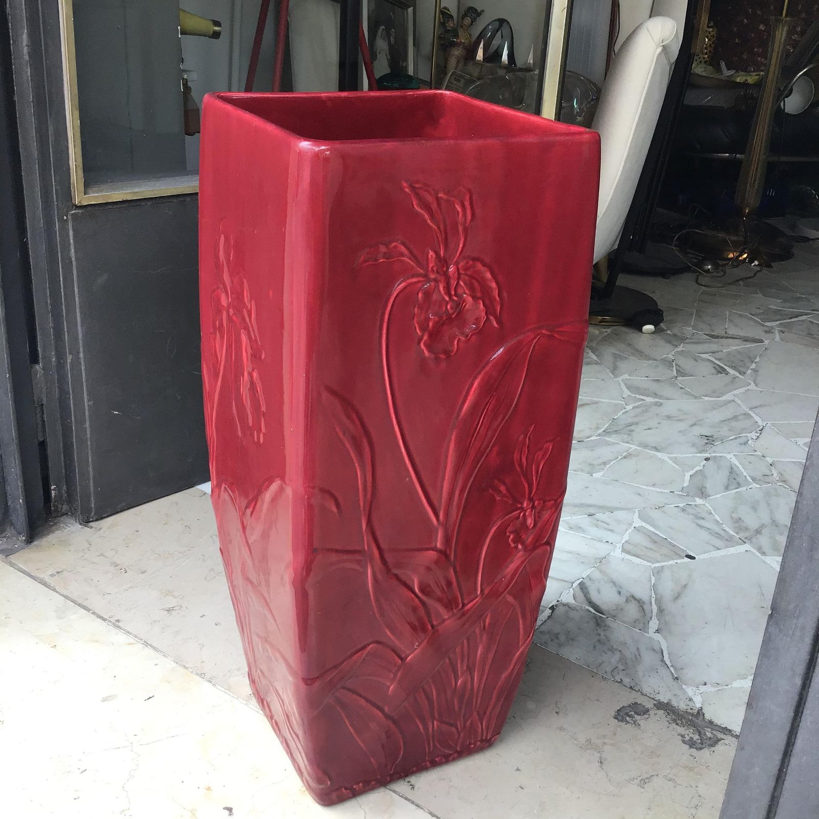 Guido Andlovitz Vase Portaombrelli Ceramica 1930 Italy photo for sale