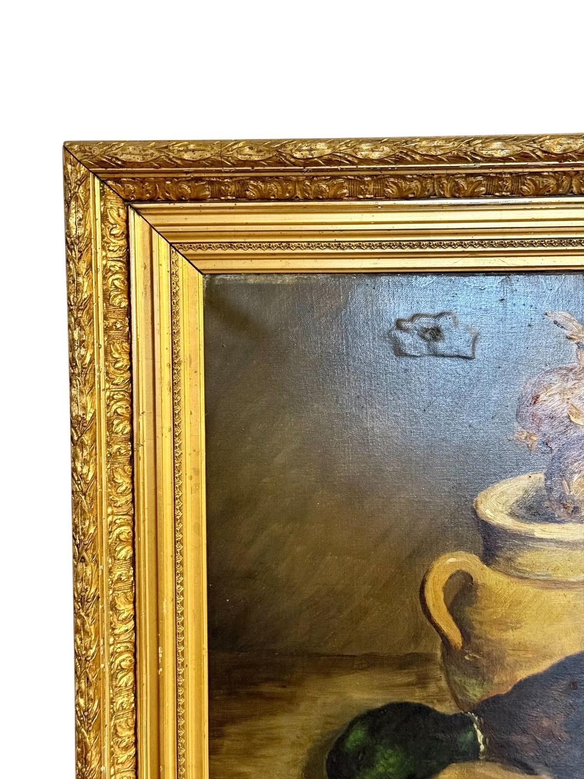 photo buy French 19th Century Still Life With Mallard, Vegetables & Earthenware