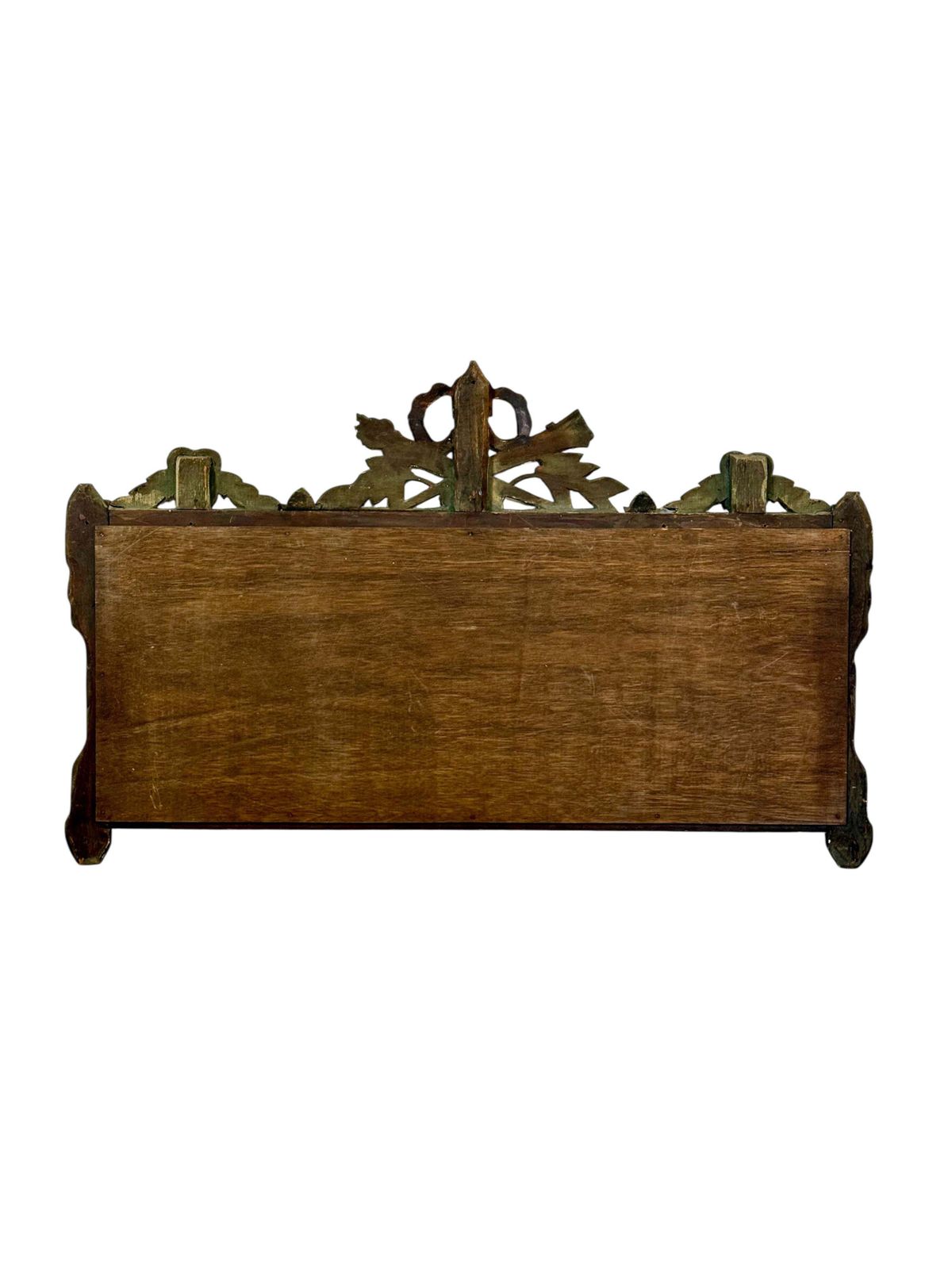 photo for sale 19th Century French Neoclassical Giltwood Wall Mirror With Crest