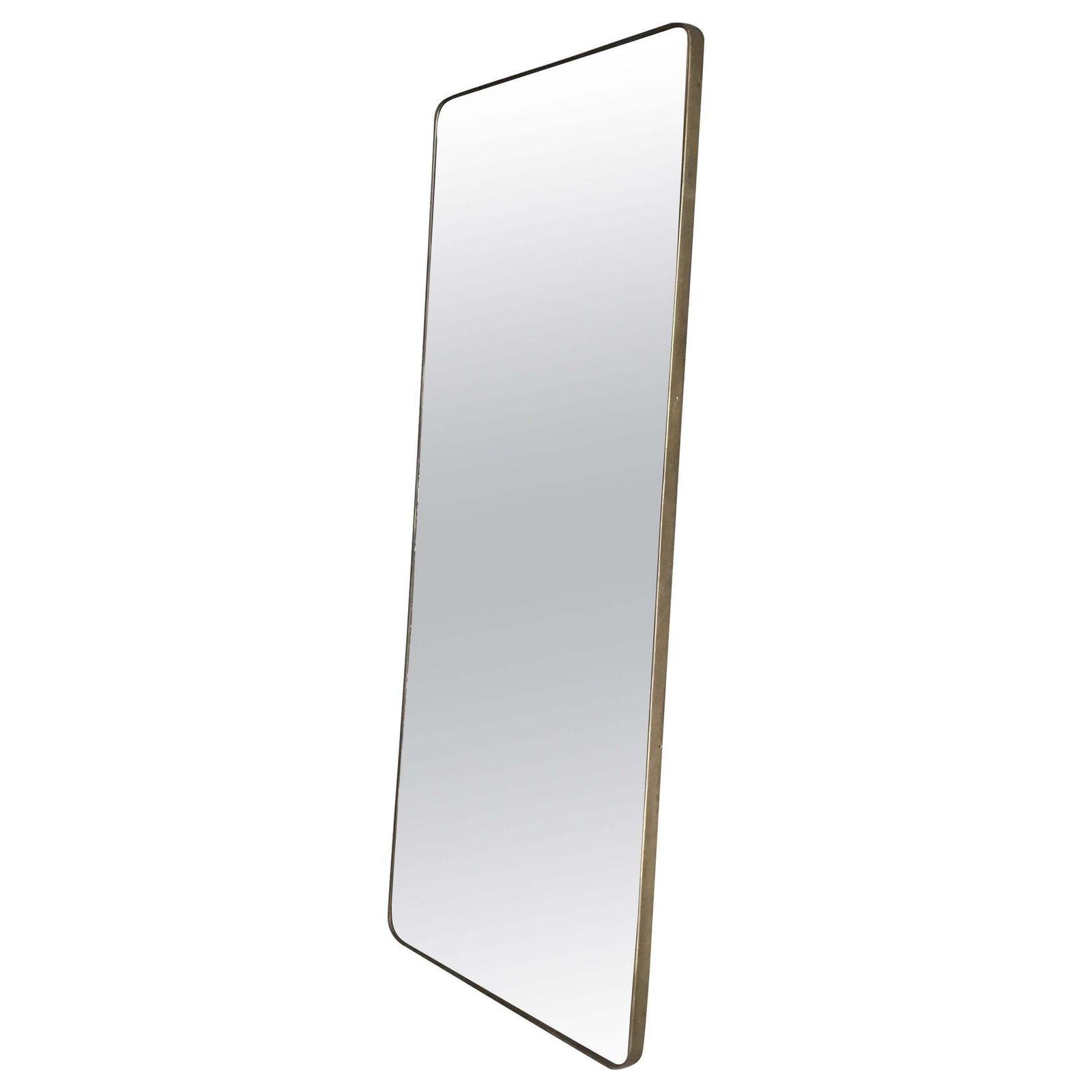 Fontana Arte Mirror Brass Wood Glass 1940 Italy
