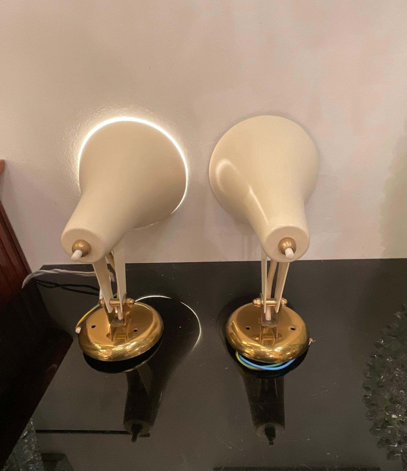 Stilnovo  . Pair Of 1950s Wall Sconces   Made In Italy photo 1504.0