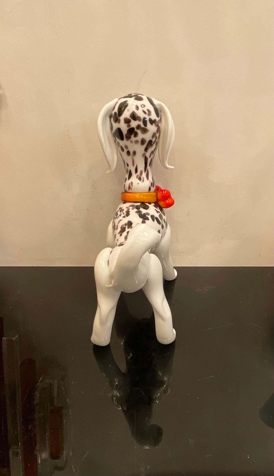photo furniture Cane Dalmata In Vetro Di Murano   Made In Italy 1970   Attribuito A Vistosi