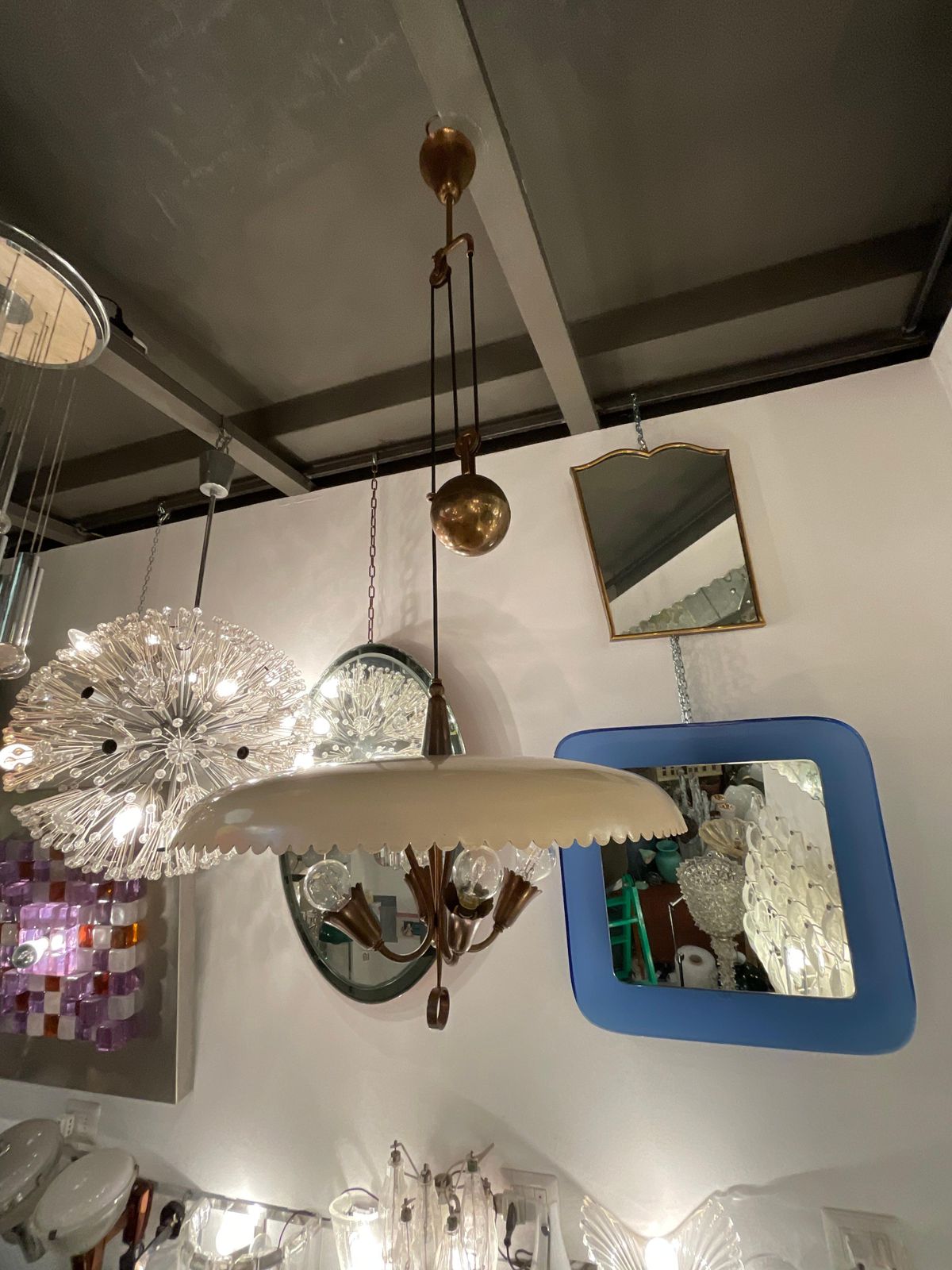 Stilnovo   Up And Down Chandelier   Made In Italy 1950s photo 3496.0