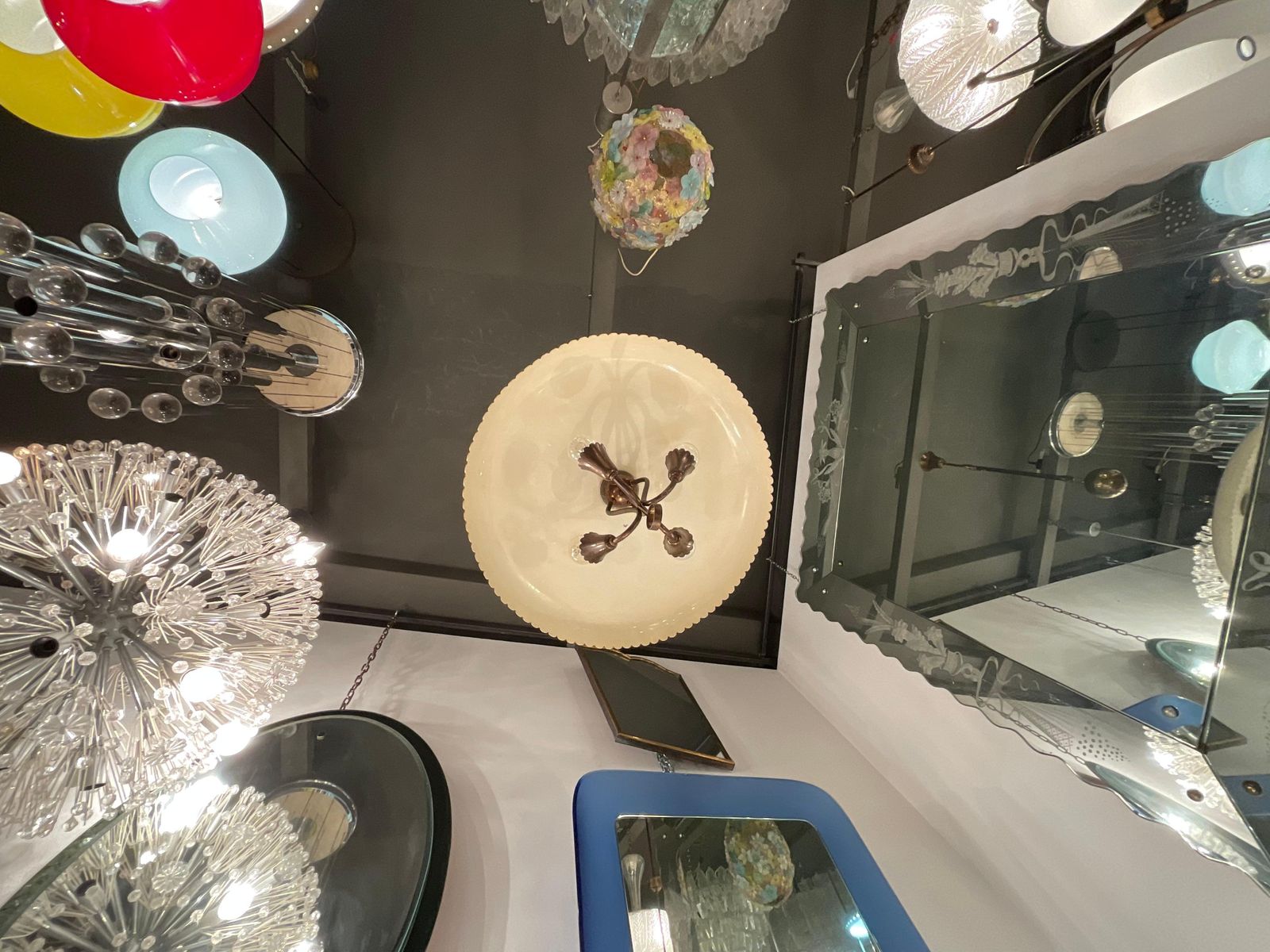 Stilnovo   Up And Down Chandelier   Made In Italy 1950s photo vinterior