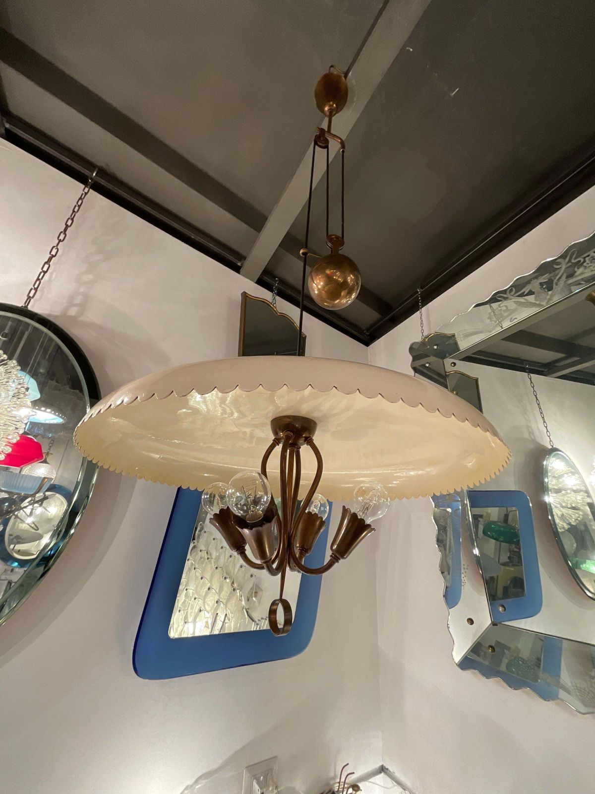 photo buy Stilnovo   Up And Down Chandelier   Made In Italy 1950s