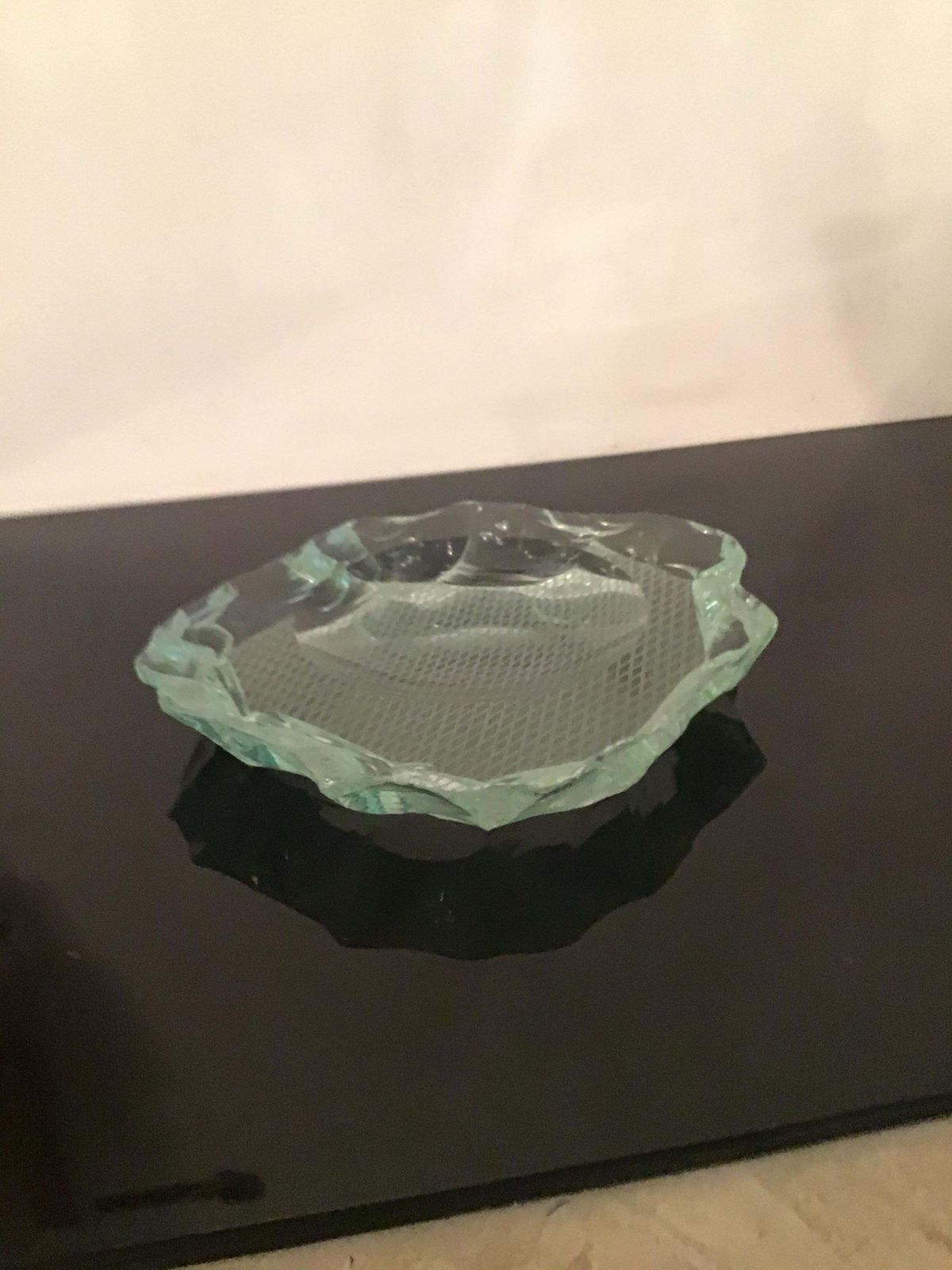 Fontana Arte Pietro Chiesa Ashtray/Empty Pockets Glass, 1950, Italy photo Home Decor