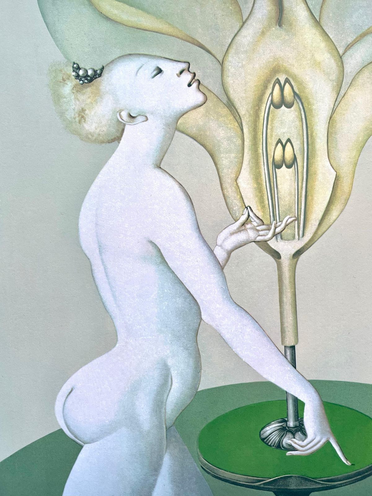 Leonor Fini Leonor Fini, Rare Original Serigraph On Rives Paper, Circa 1970 Circa 1970 photo for sale