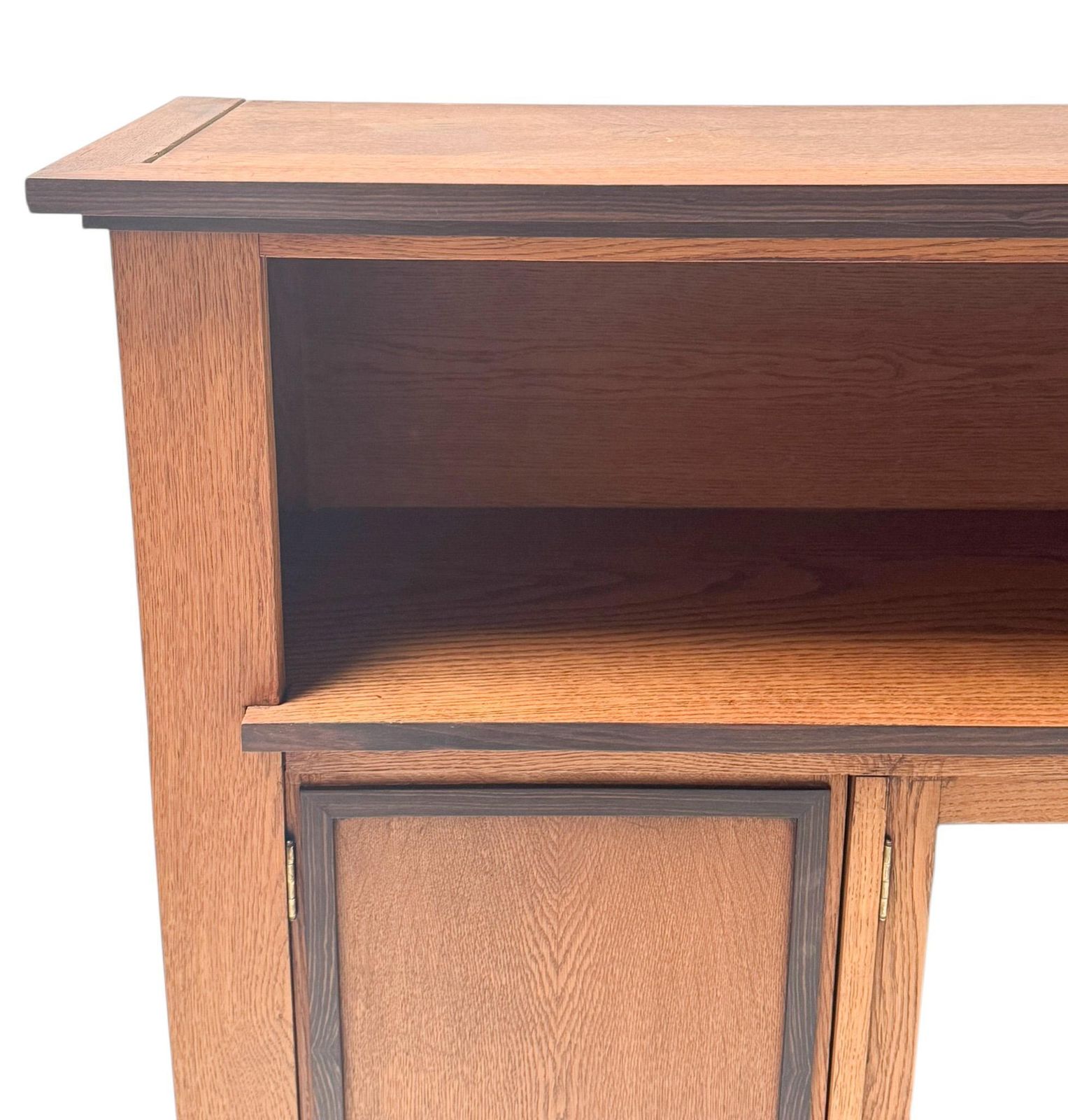 Furniture Art Deco Modernist Four Door Bookcase, 1920s photo
