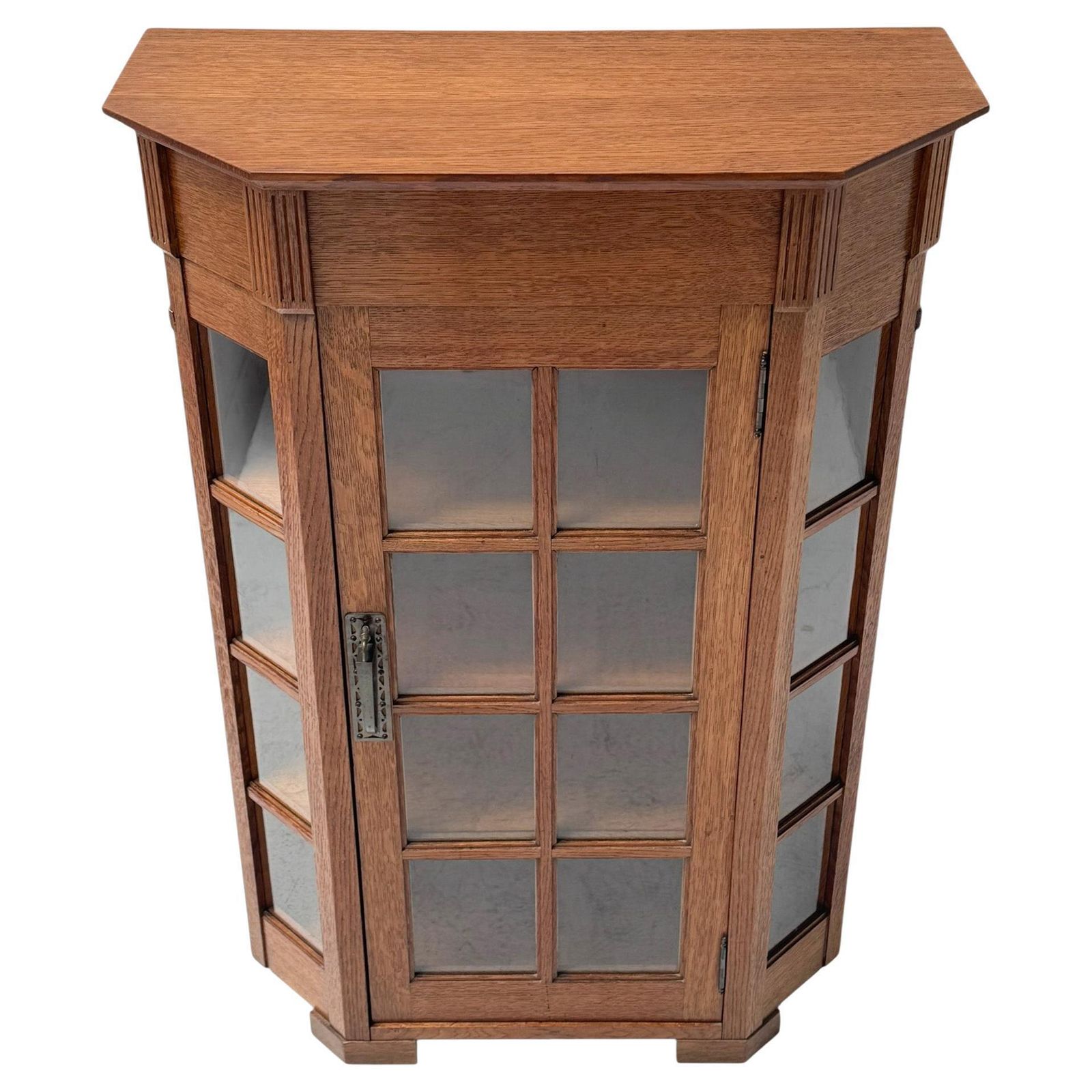 Art Nouveau One Door Cabinet By H.F. Jansen & Zonen Amsterdam, 1900s